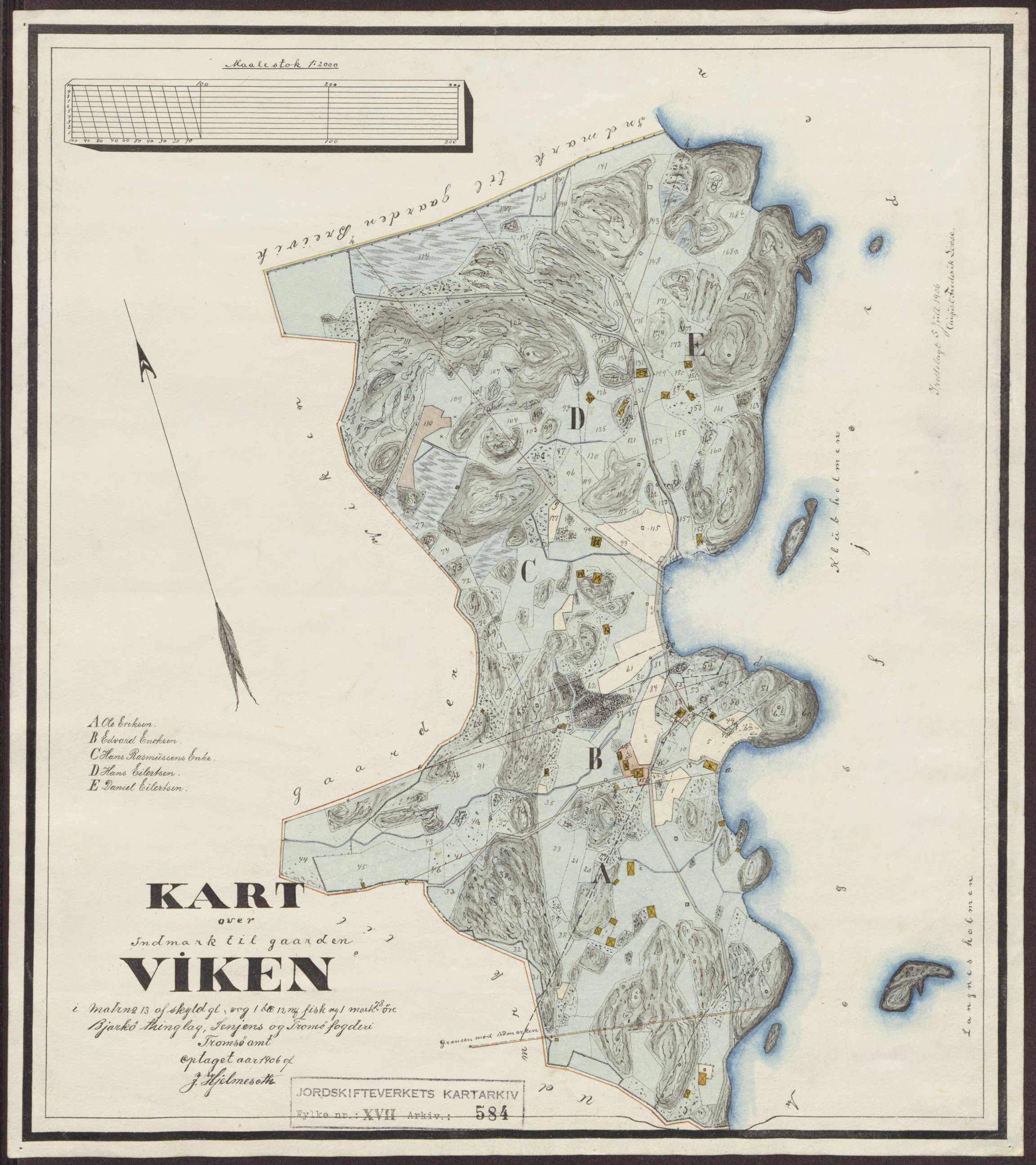 Jordskifteverkets kartarkiv, RA/S-3929/T, 1859-1988, s. 675