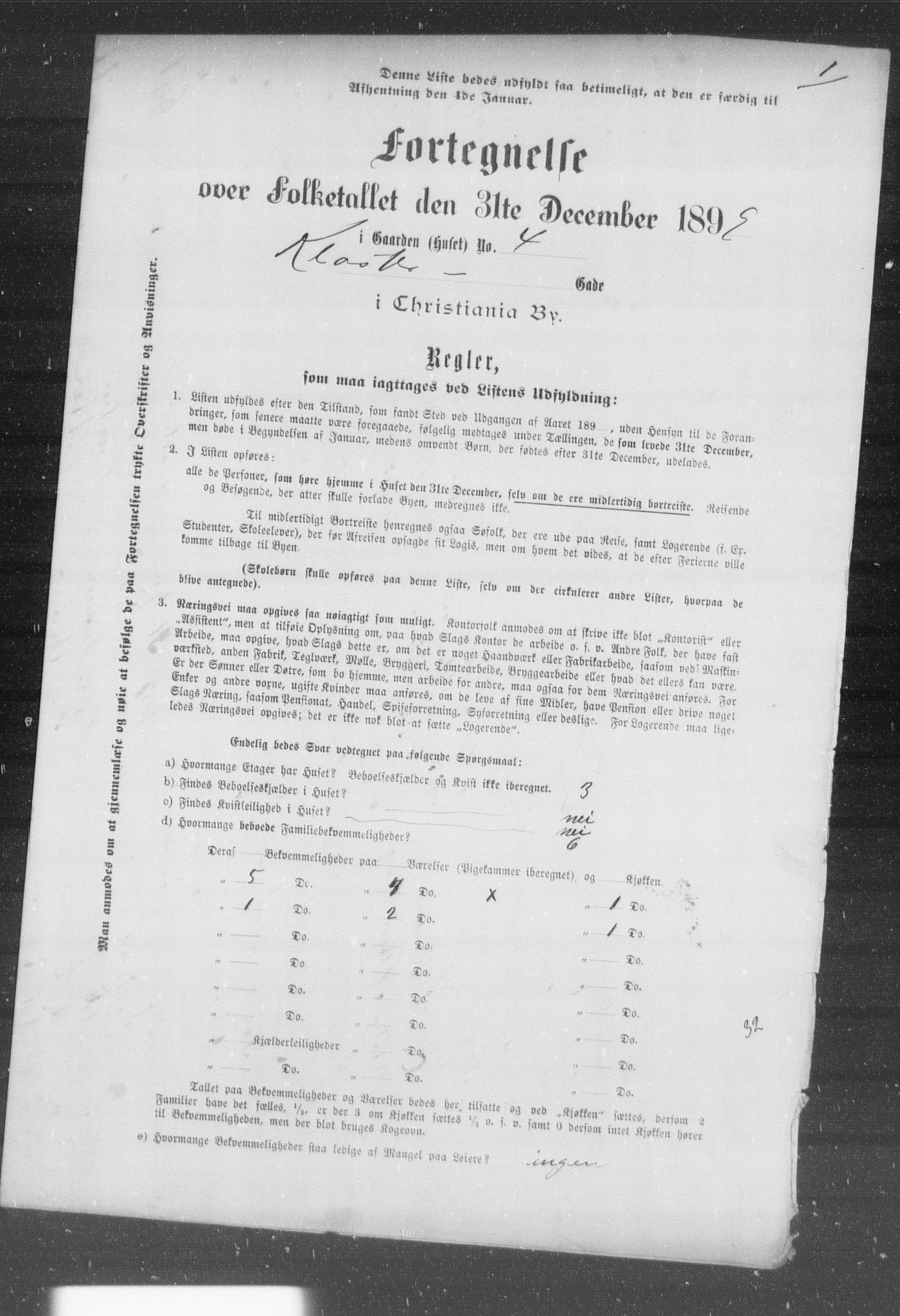 OBA, Kommunal folketelling 31.12.1899 for Kristiania kjøpstad, 1899, s. 6824