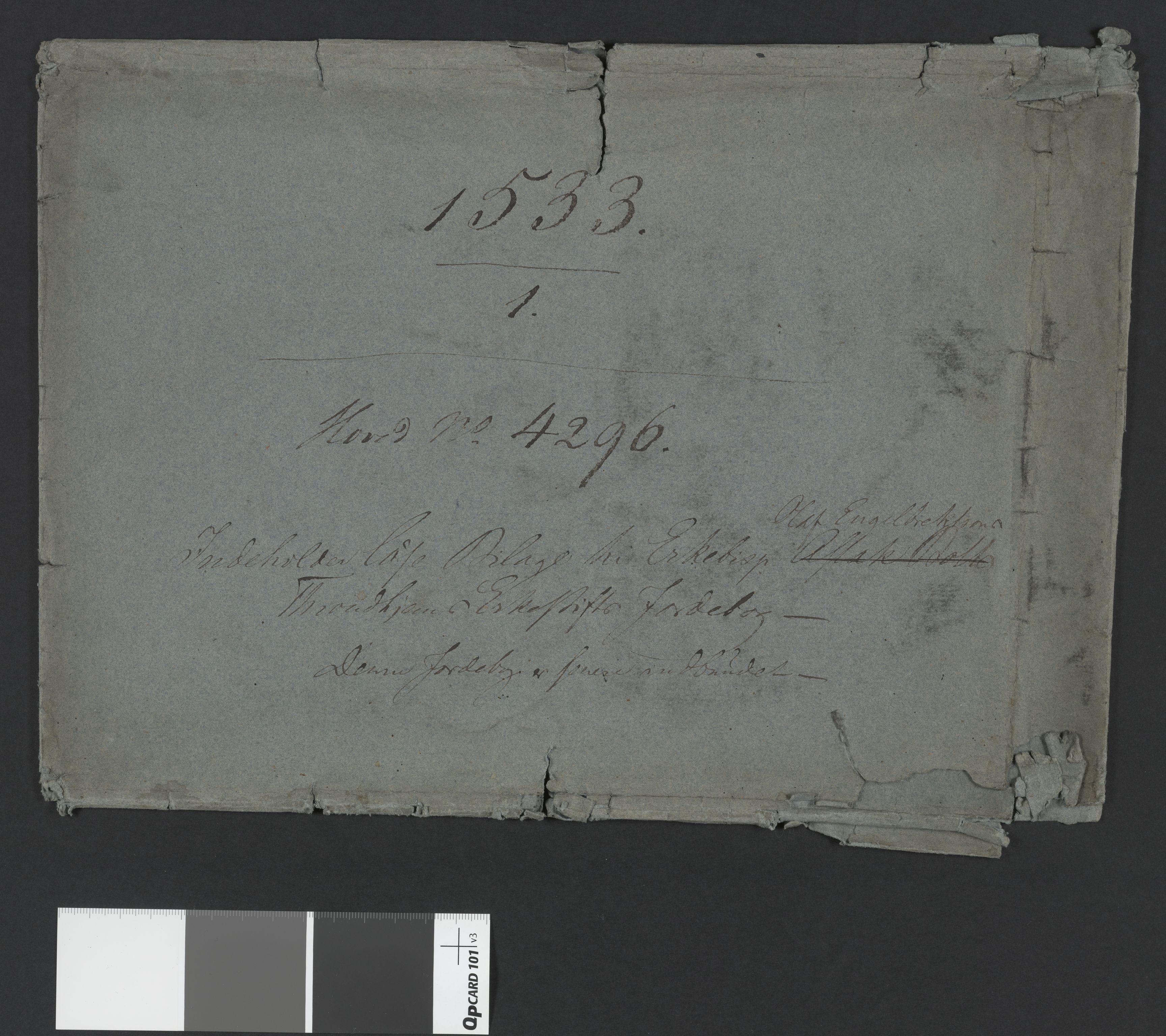 Riksarkivets diplomsamling, AV/RA-EA-5965/F13/F13b/L0014: Olav Engelbrektssons jordebøker, 1491-1533