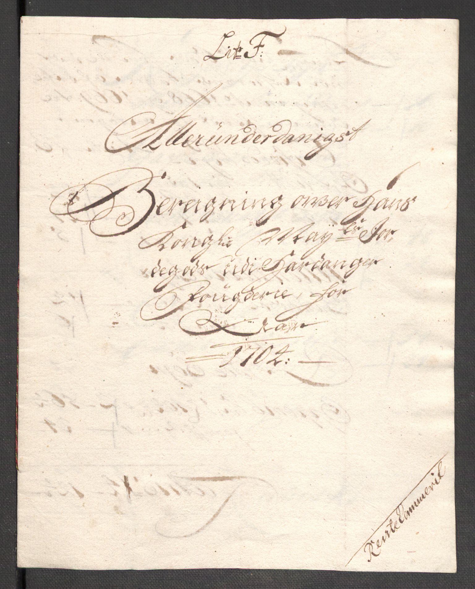 Rentekammeret inntil 1814, Reviderte regnskaper, Fogderegnskap, RA/EA-4092/R48/L2982: Fogderegnskap Sunnhordland og Hardanger, 1704, s. 147