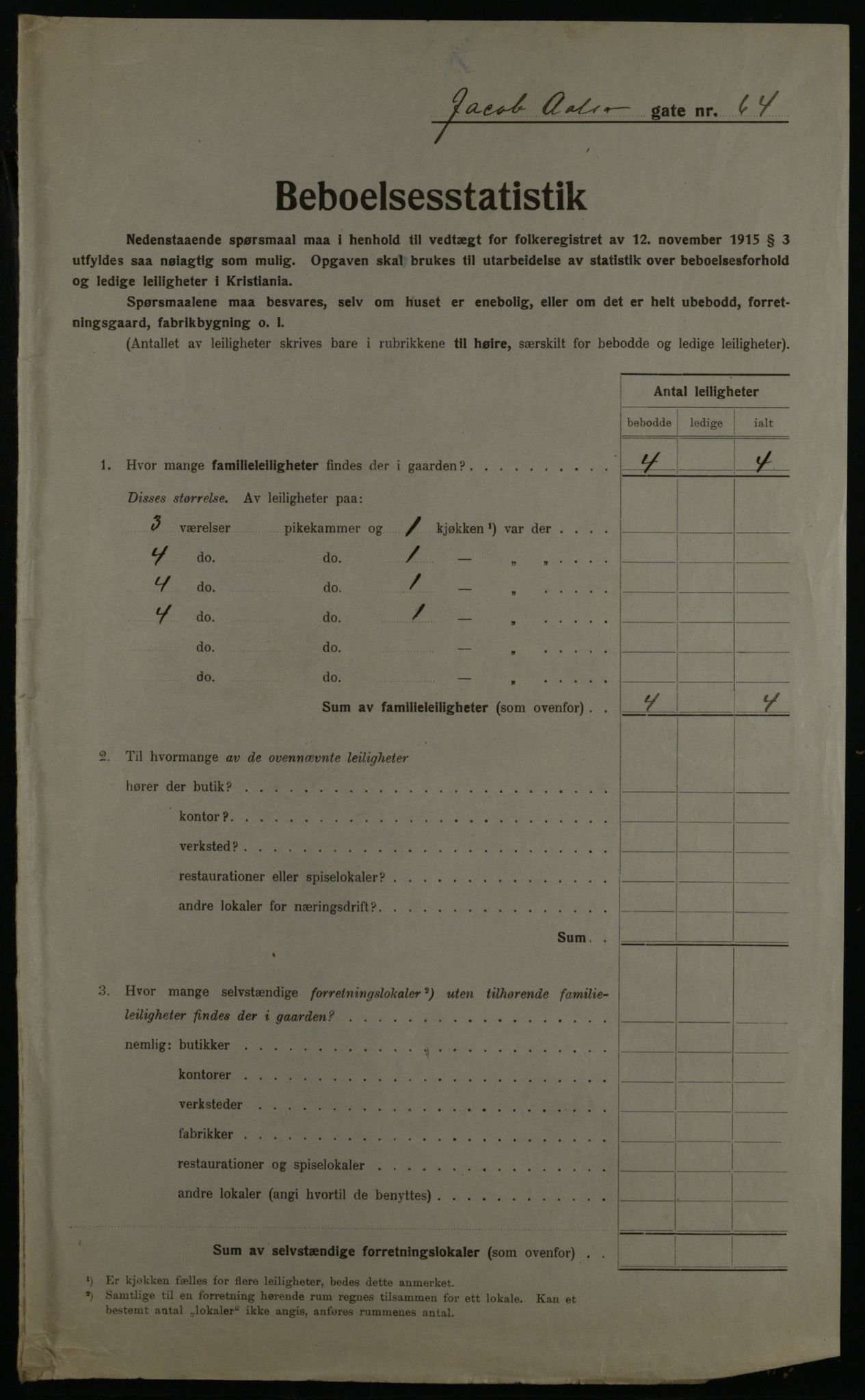 OBA, Kommunal folketelling 1.12.1923 for Kristiania, 1923, s. 51010