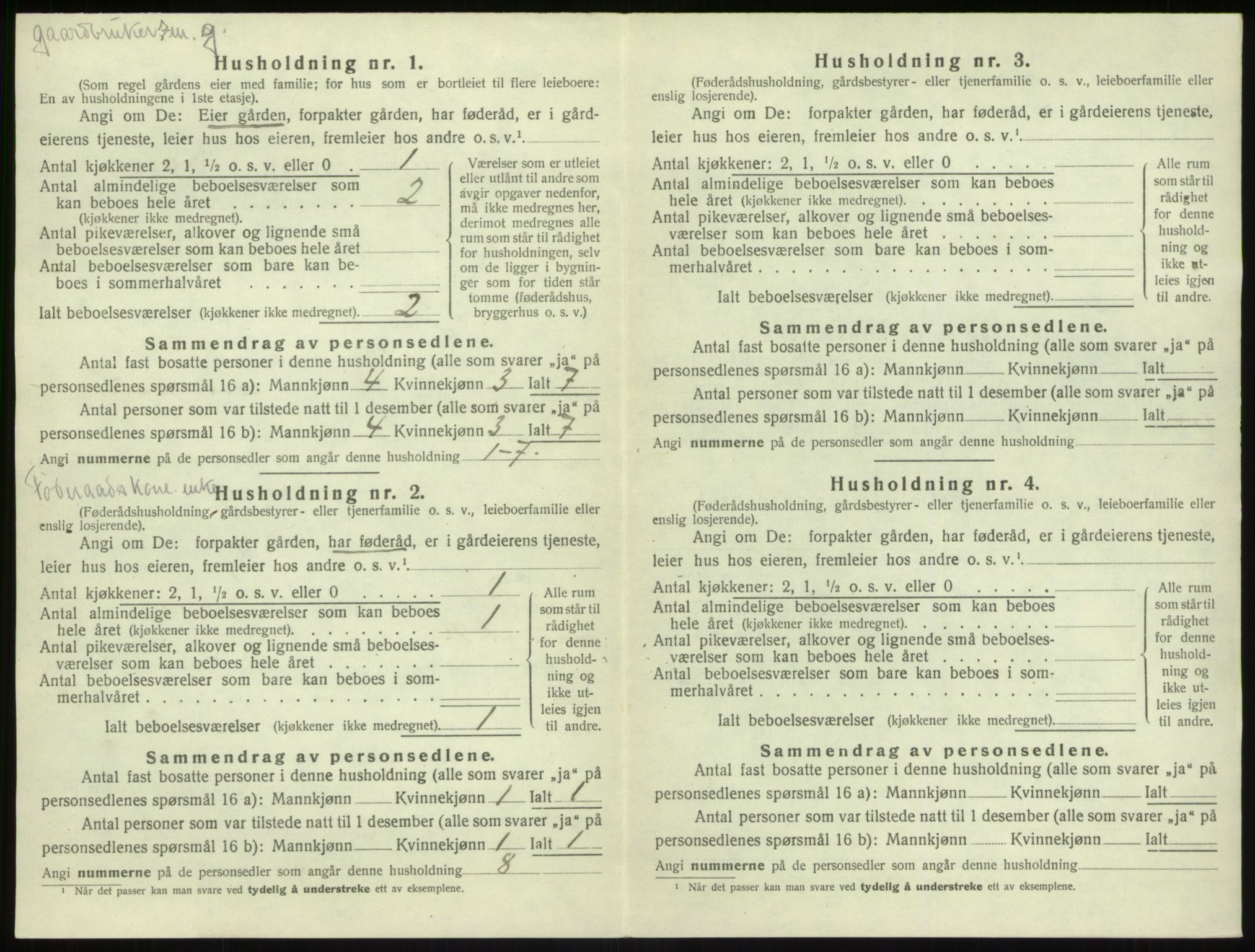 SAB, Folketelling 1920 for 1416 Kyrkjebø herred, 1920, s. 169