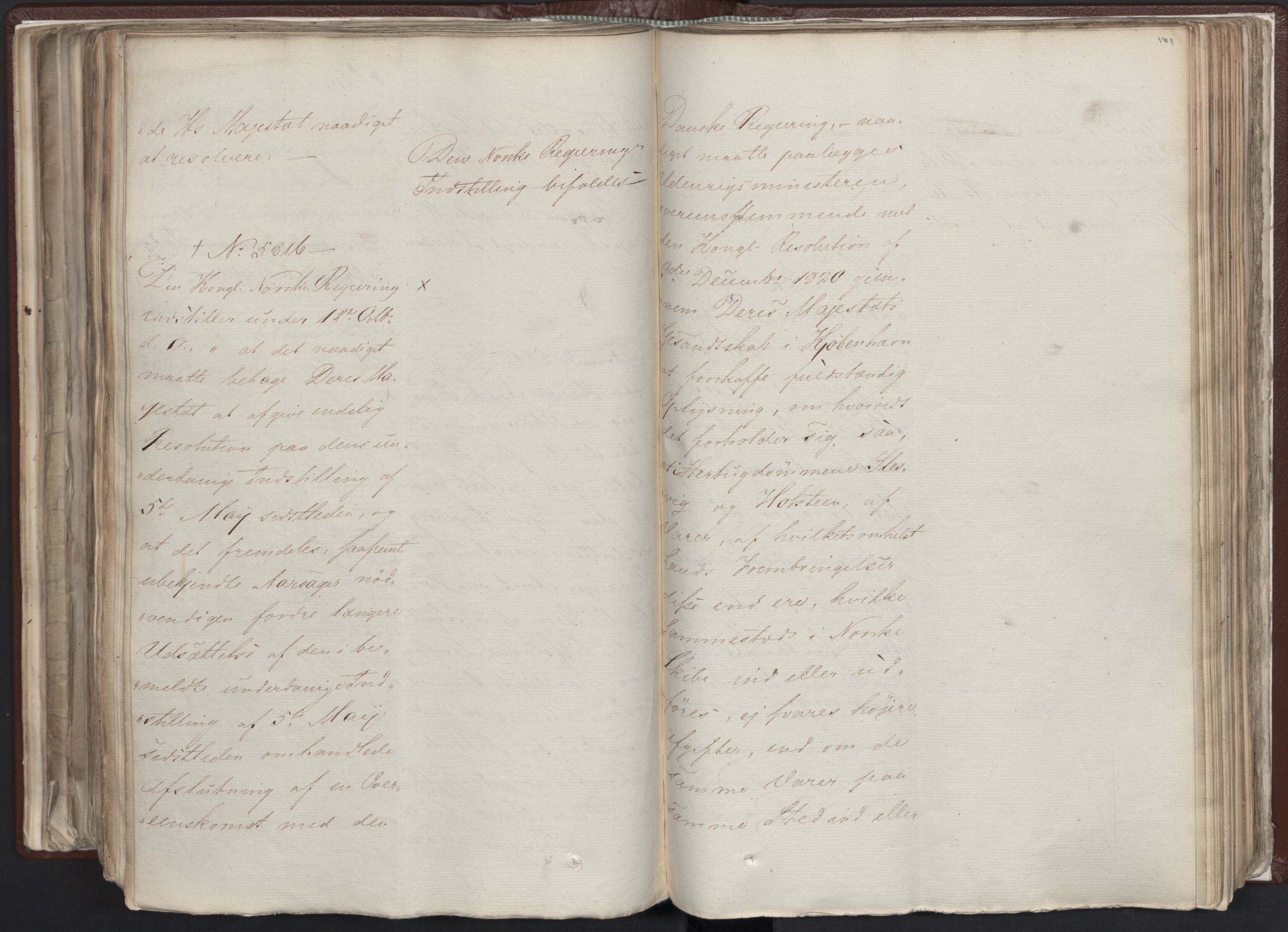 Statsrådssekretariatet, AV/RA-S-1001/A/Ab/L0012: Kgl. res. nr. 5679-6008 II, 1821, s. 160b-161a