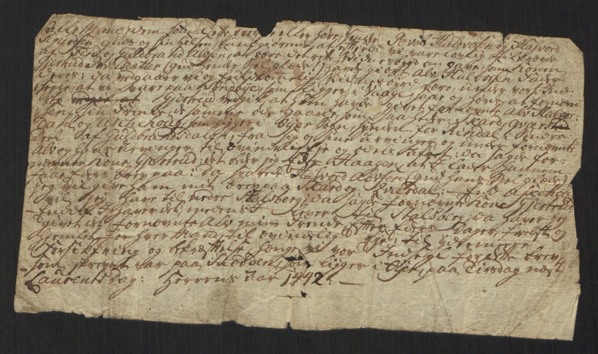 Mørch, Andreas Jensen, AV/RA-PA-0004/F/L0001: Brev, avskrifter, familiedokumenter m.v., 1345-1834, s. 420