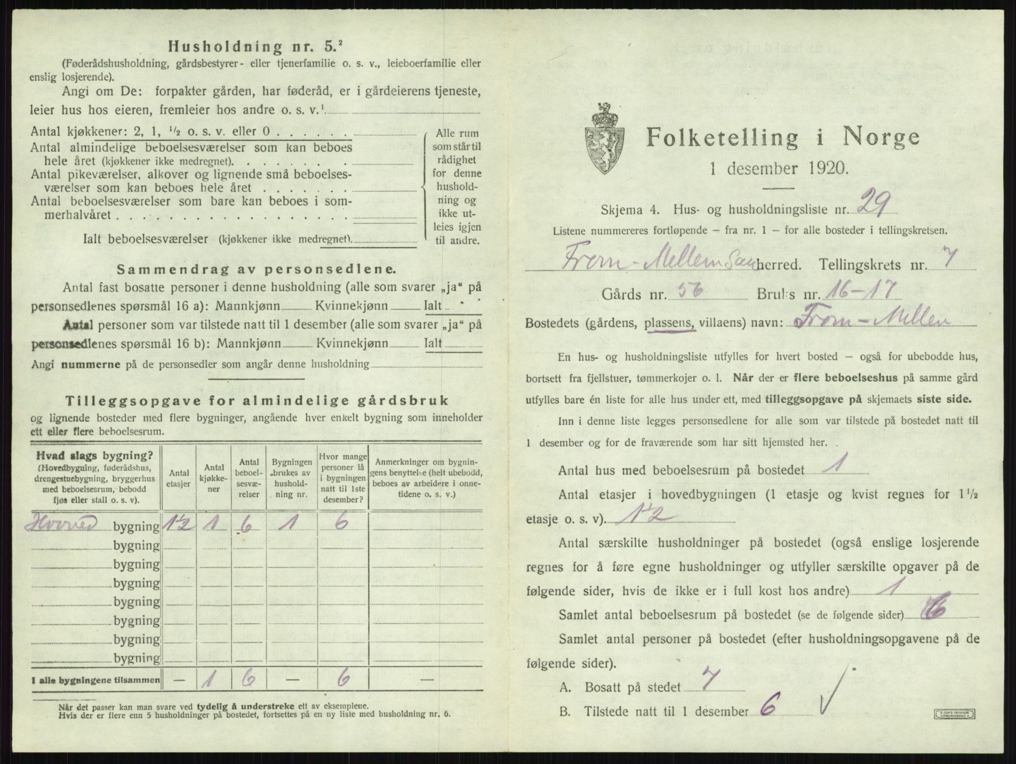 SAKO, Folketelling 1920 for 0724 Sandeherred herred, 1920, s. 1515