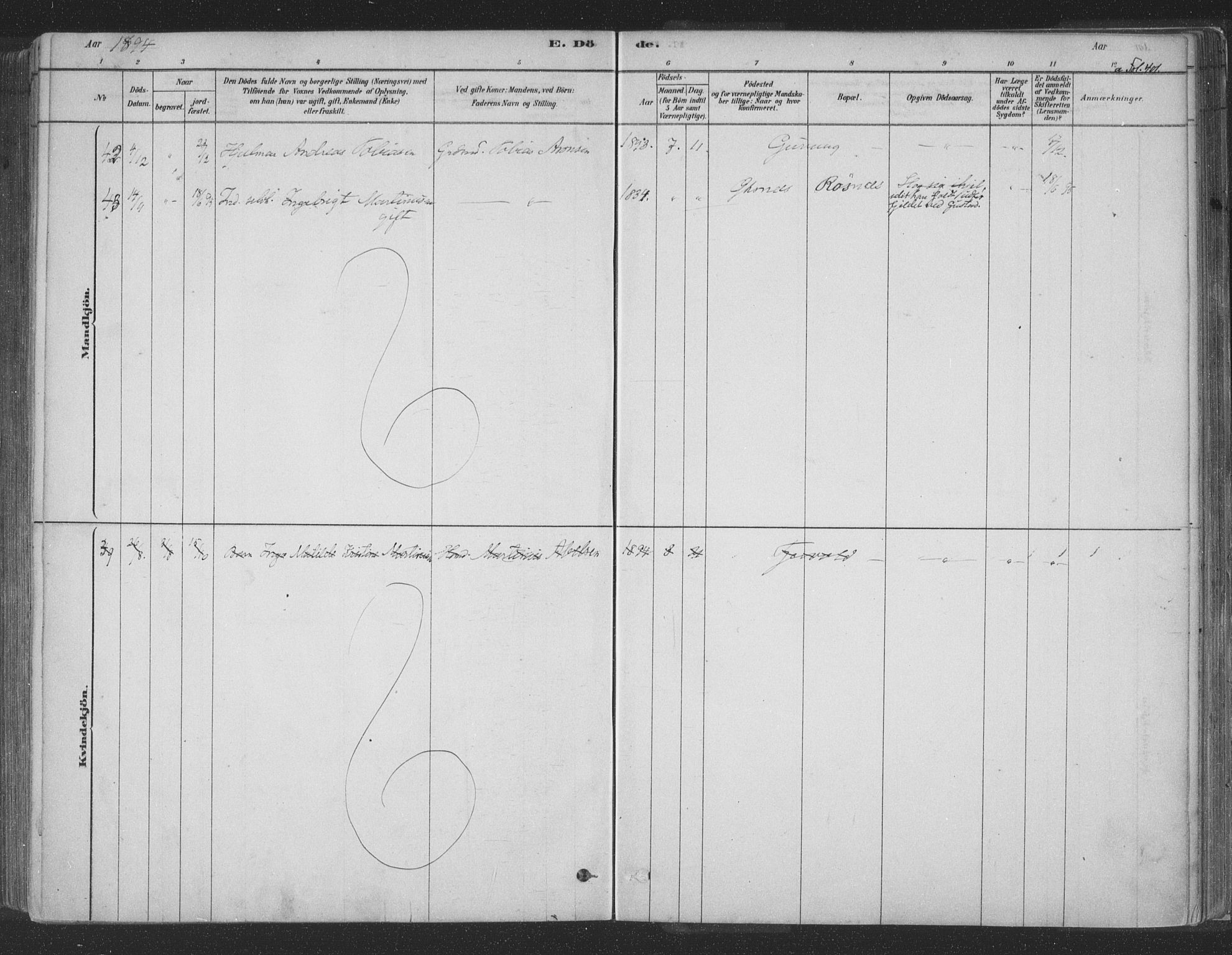 Ministerialprotokoller, klokkerbøker og fødselsregistre - Nordland, SAT/A-1459/891/L1302: Ministerialbok nr. 891A07, 1878-1895, s. 401