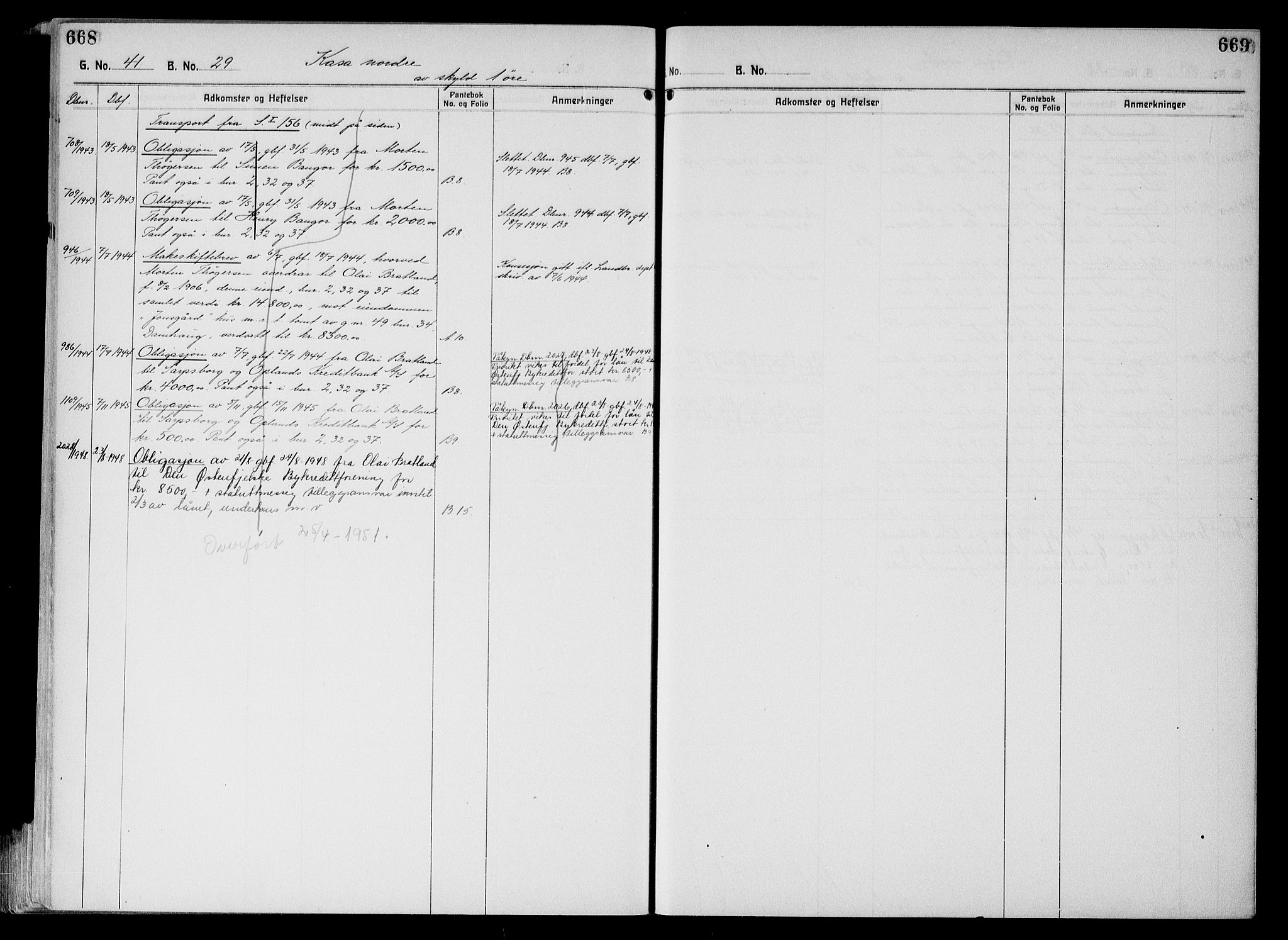 Tune sorenskriveri, AV/SAO-A-10470/G/Ga/Gab/Gabf/L0003: Panteregister nr. VI 3, 1926-1953, s. 668-669