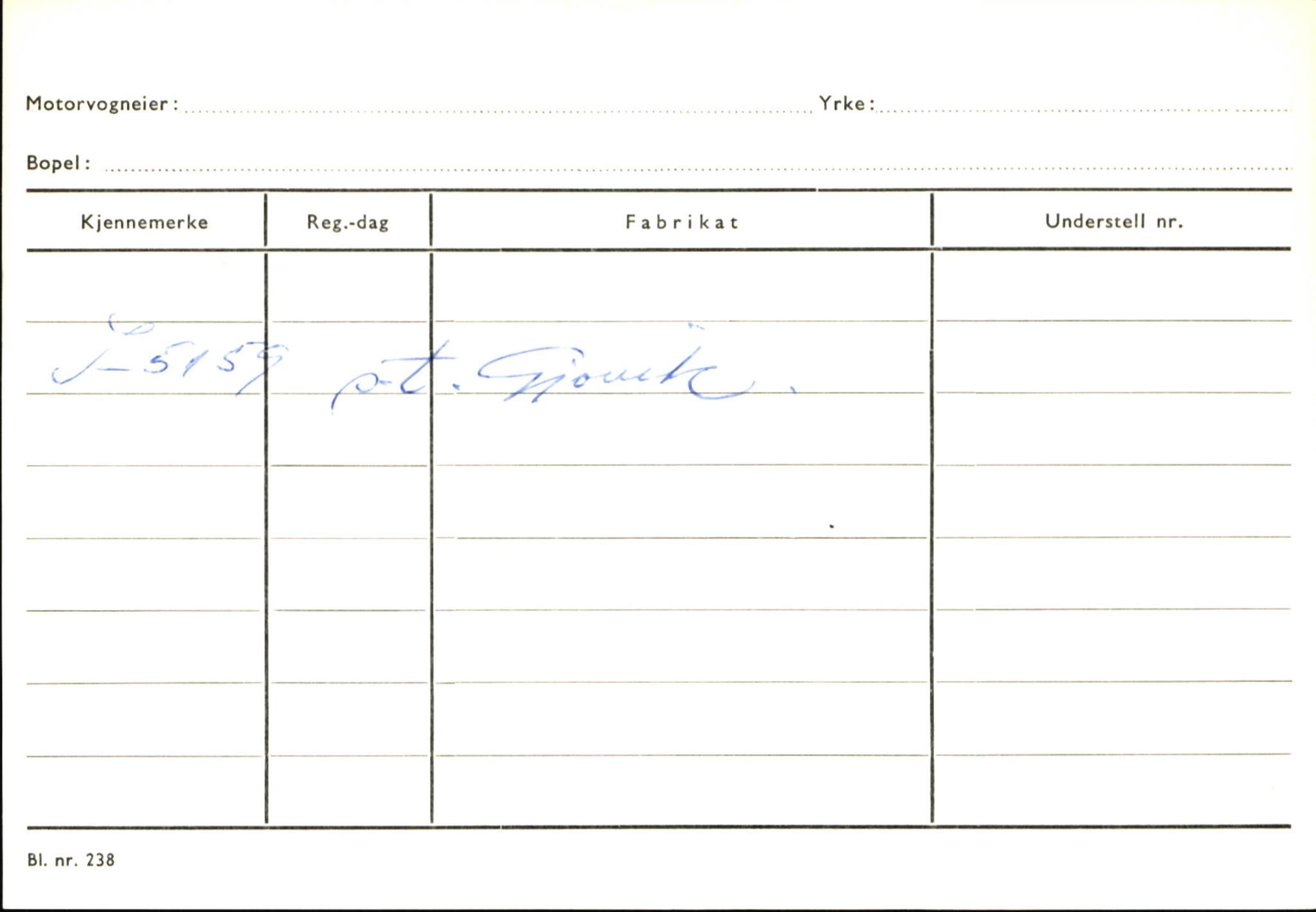 Statens vegvesen, Sogn og Fjordane vegkontor, AV/SAB-A-5301/4/F/L0146: Registerkort Årdal R-Å samt diverse kort, 1945-1975, s. 1363