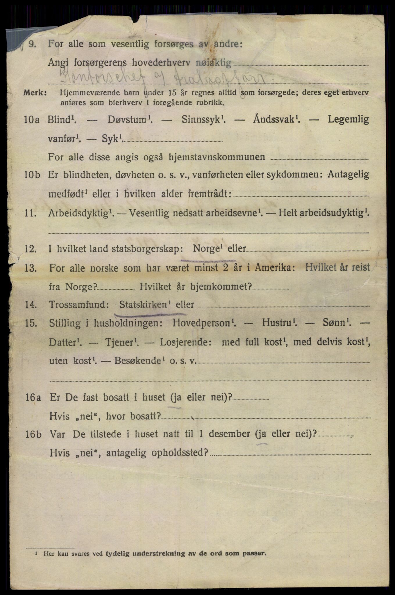 SAO, Folketelling 1920 for 0301 Kristiania kjøpstad, 1920, s. 636150