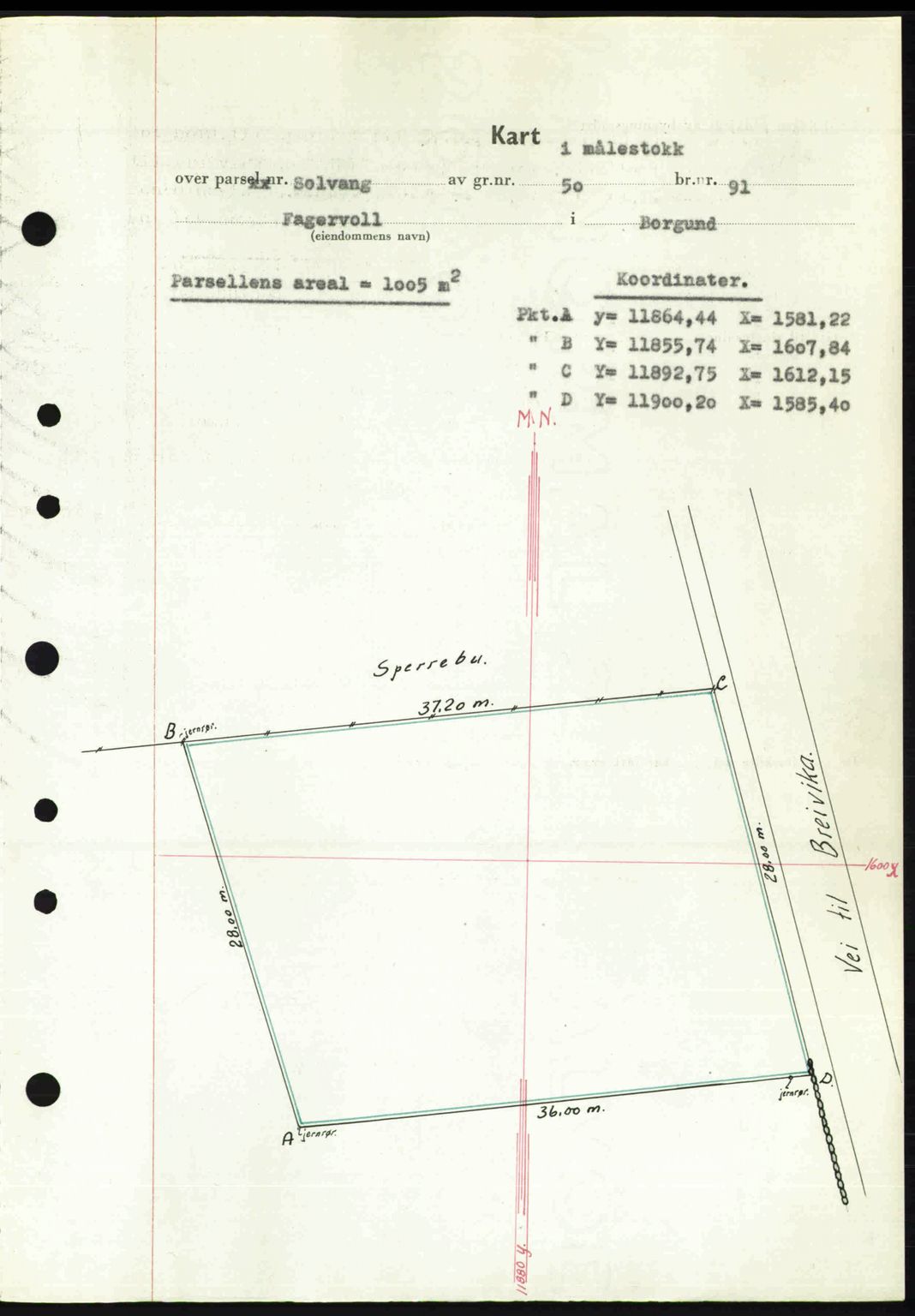 Nordre Sunnmøre sorenskriveri, AV/SAT-A-0006/1/2/2C/2Ca: Pantebok nr. A35, 1950-1950, Dagboknr: 1894/1950