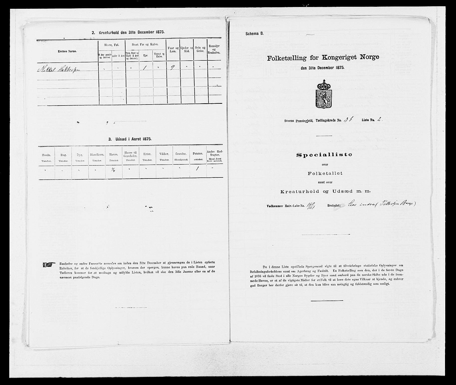 SAB, Folketelling 1875 for 1216P Sveio prestegjeld, 1875, s. 389