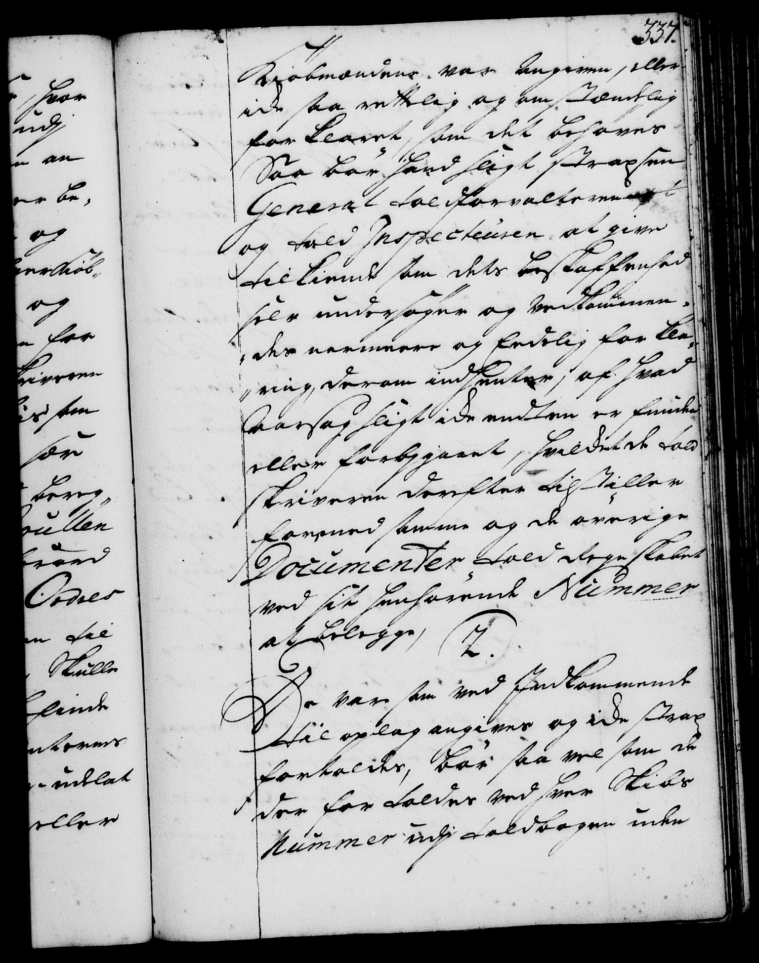 Rentekammeret, Kammerkanselliet, RA/EA-3111/G/Gg/Ggi/L0001: Norsk instruksjonsprotokoll med register (merket RK 53.34), 1720-1729, s. 337