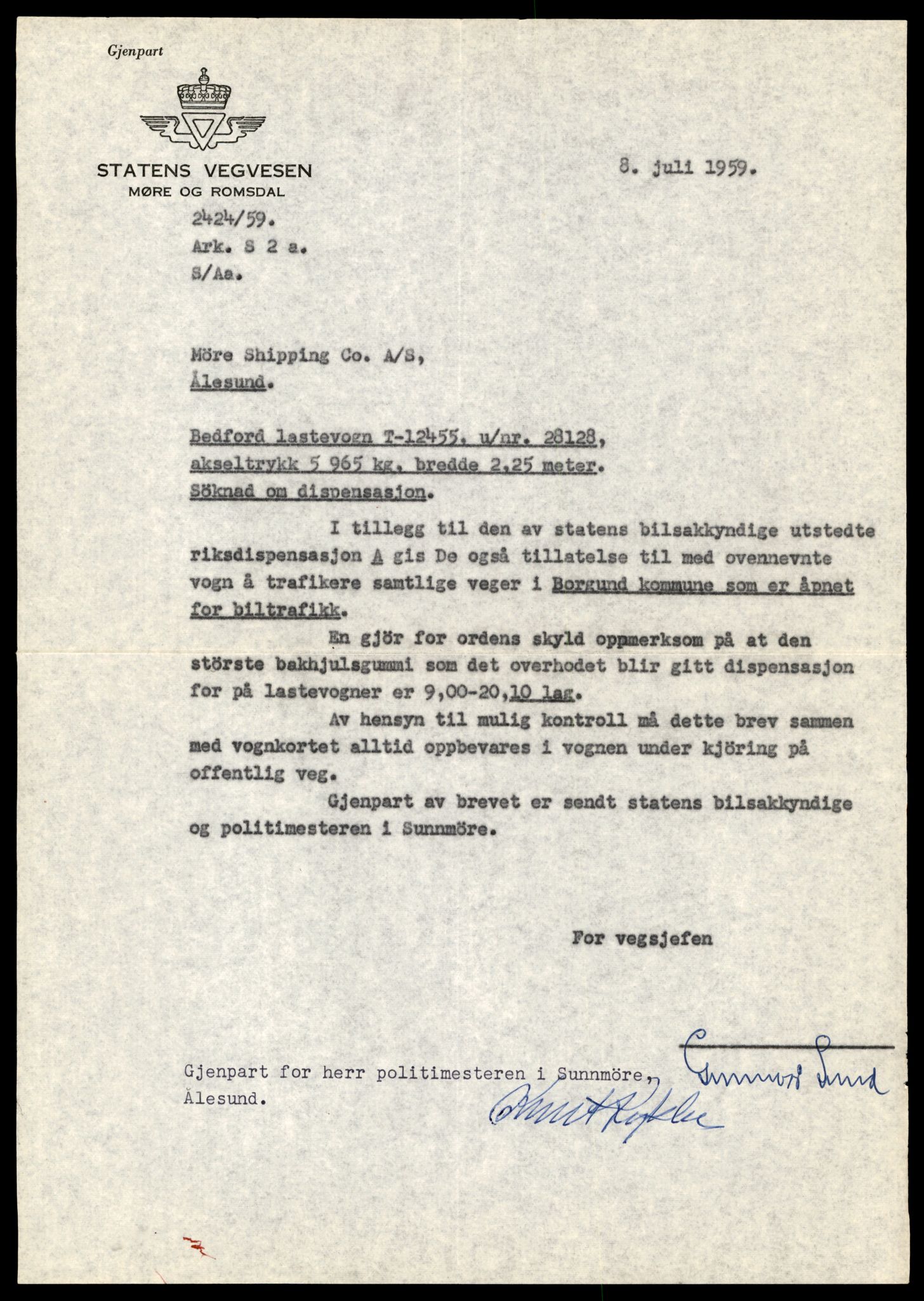 Møre og Romsdal vegkontor - Ålesund trafikkstasjon, AV/SAT-A-4099/F/Fe/L0033: Registreringskort for kjøretøy T 12151 - T 12474, 1927-1998, s. 3425