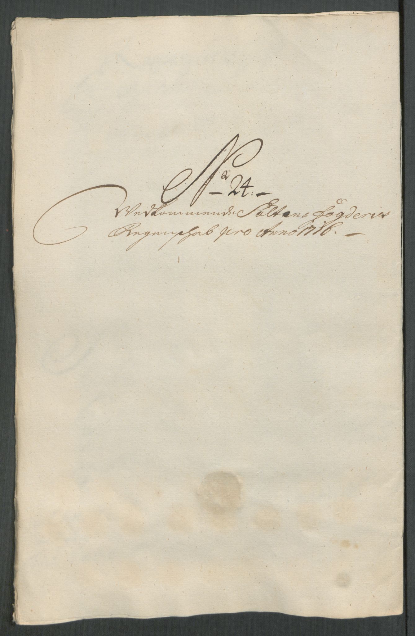 Rentekammeret inntil 1814, Reviderte regnskaper, Fogderegnskap, RA/EA-4092/R66/L4586: Fogderegnskap Salten, 1716, s. 176