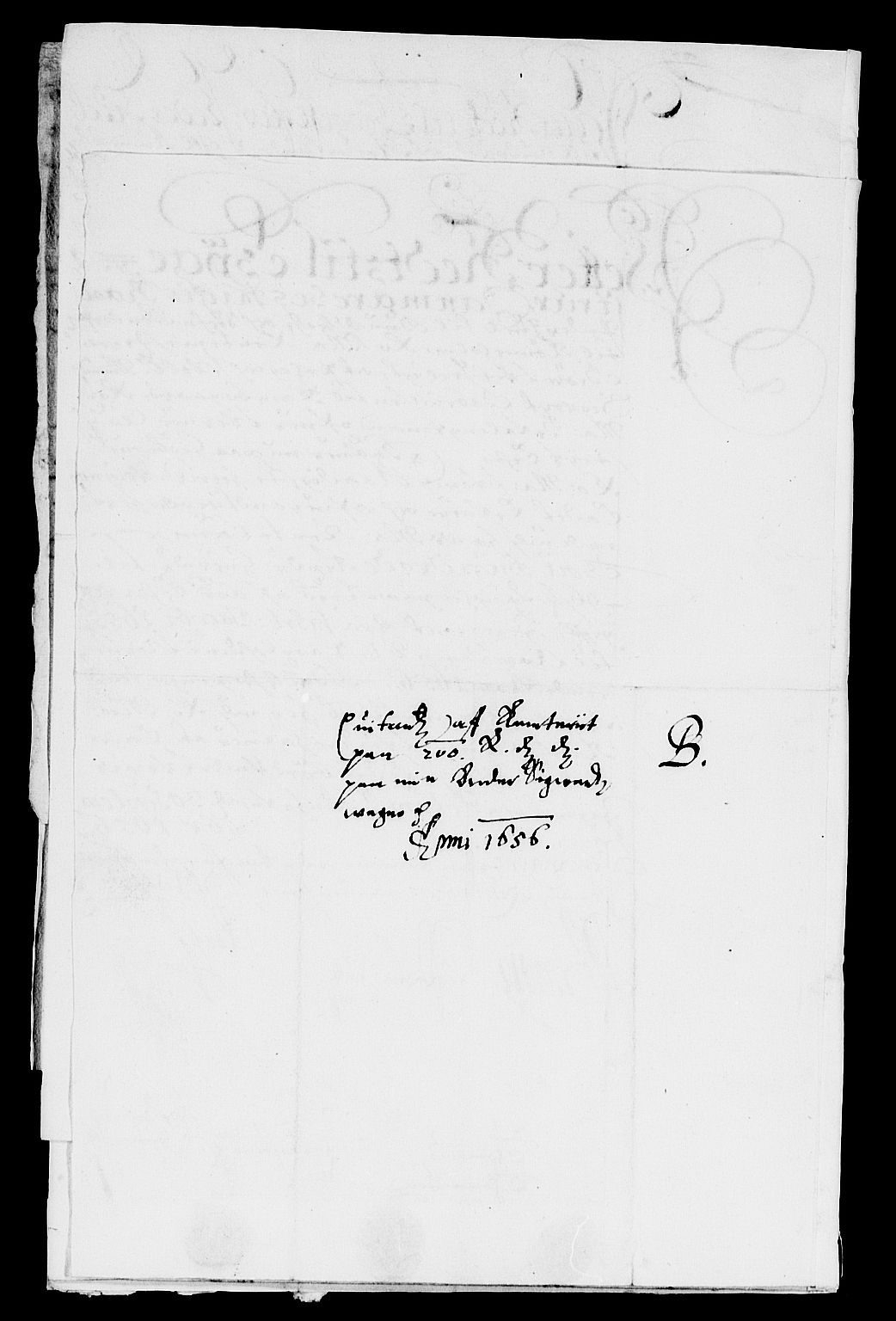 Rentekammeret inntil 1814, Reviderte regnskaper, Lensregnskaper, AV/RA-EA-5023/R/Rb/Rbg/L0010: Verne kloster len, 1653-1660
