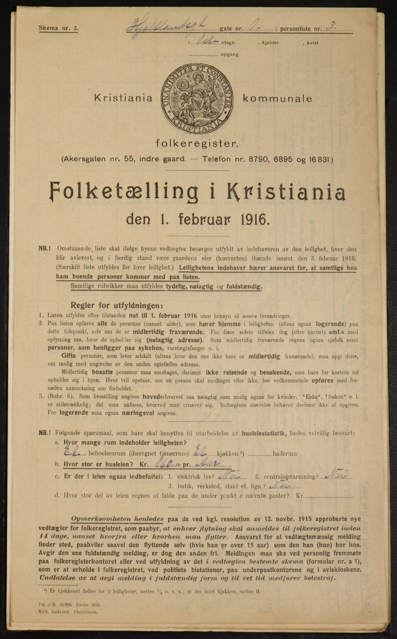 OBA, Kommunal folketelling 1.2.1916 for Kristiania, 1916, s. 40777