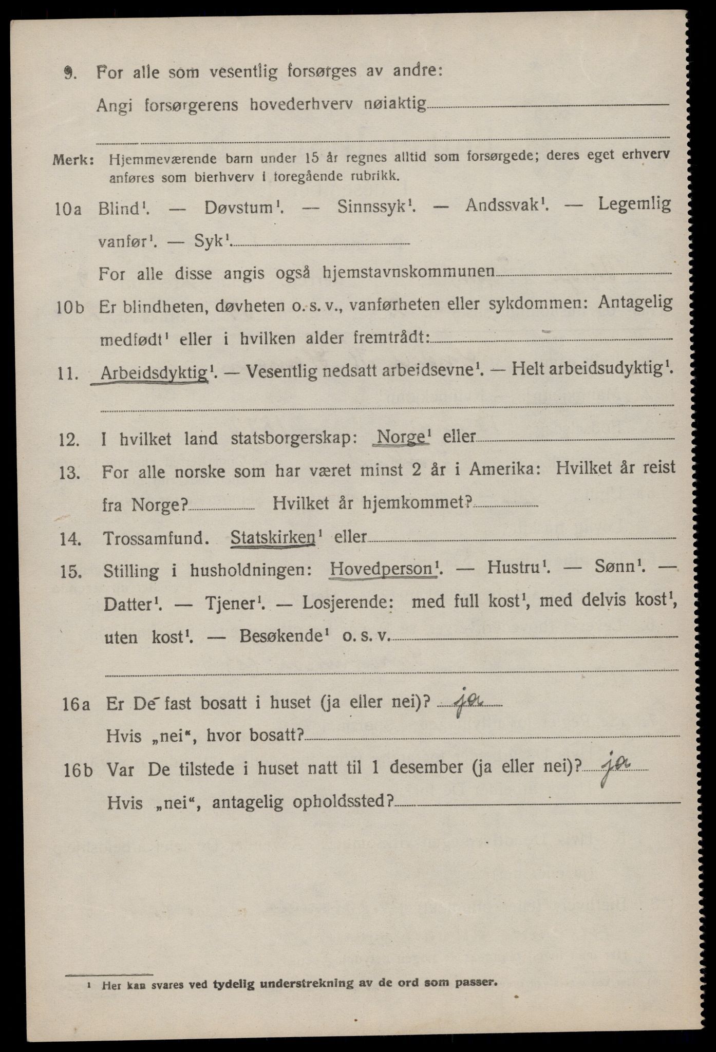 SAKO, Folketelling 1920 for 0834 Vinje herred, 1920, s. 2656