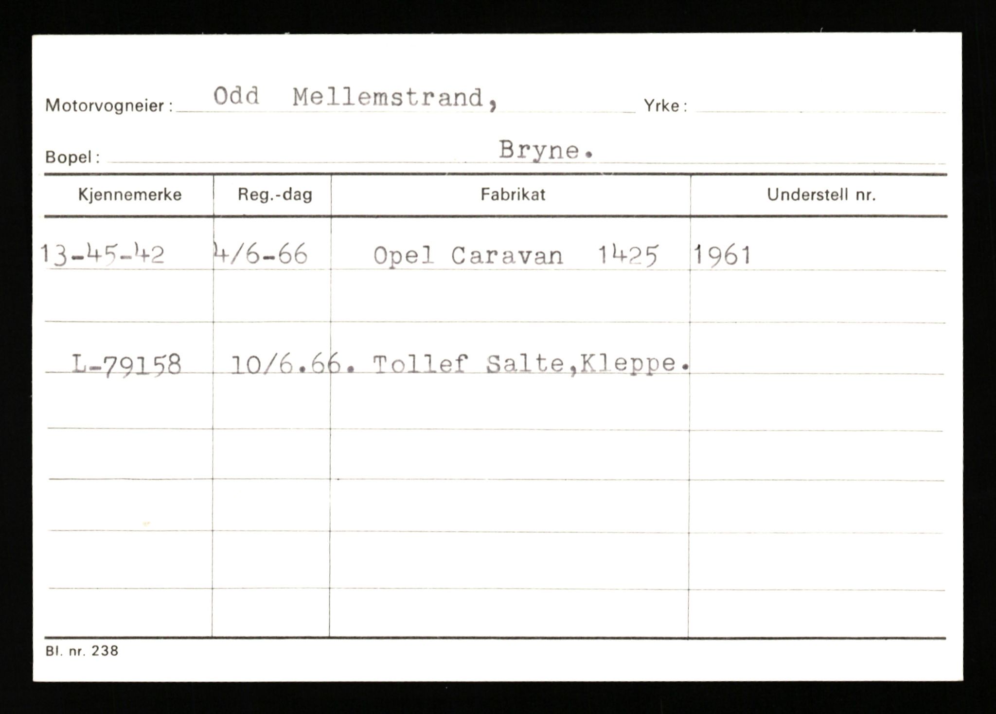 Stavanger trafikkstasjon, AV/SAST-A-101942/0/G/L0010: Registreringsnummer: 130000 - 239953, 1930-1971, s. 133