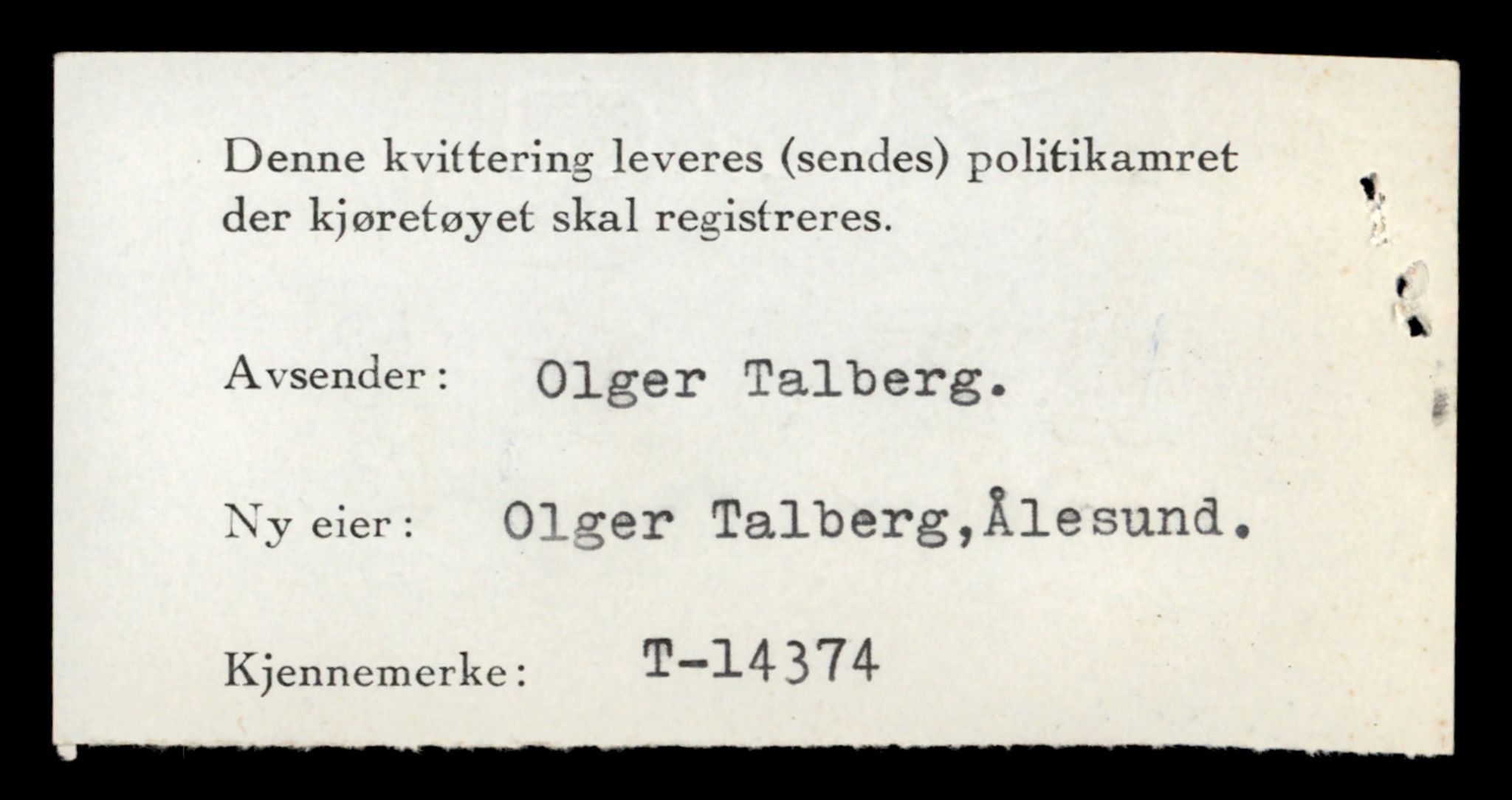 Møre og Romsdal vegkontor - Ålesund trafikkstasjon, AV/SAT-A-4099/F/Fe/L0045: Registreringskort for kjøretøy T 14320 - T 14444, 1927-1998, s. 1458