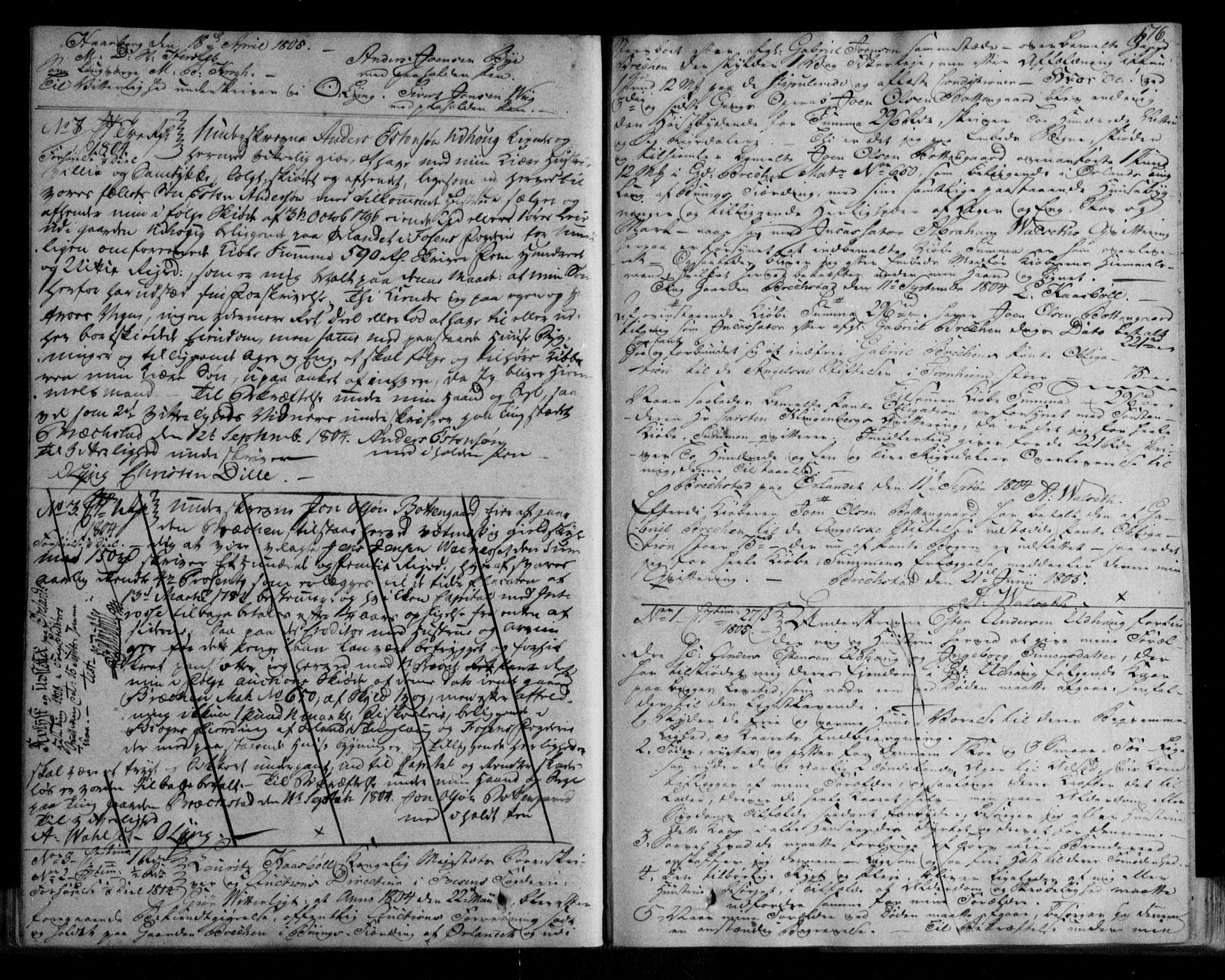 Fosen sorenskriveri, SAT/A-1107/1/2/2C/L0005: Pantebok nr. 4A, 1800-1810, s. 176