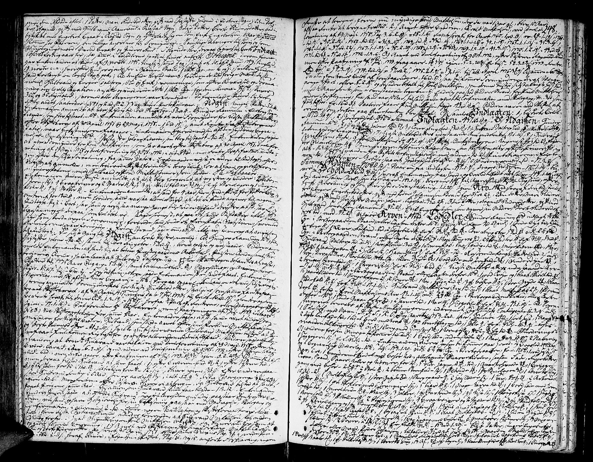 Nedre Romerike sorenskriveri, SAO/A-10469/H/Hd/Hda/L0010: Skifteprotokoll, 1773-1776, s. 247b-248a