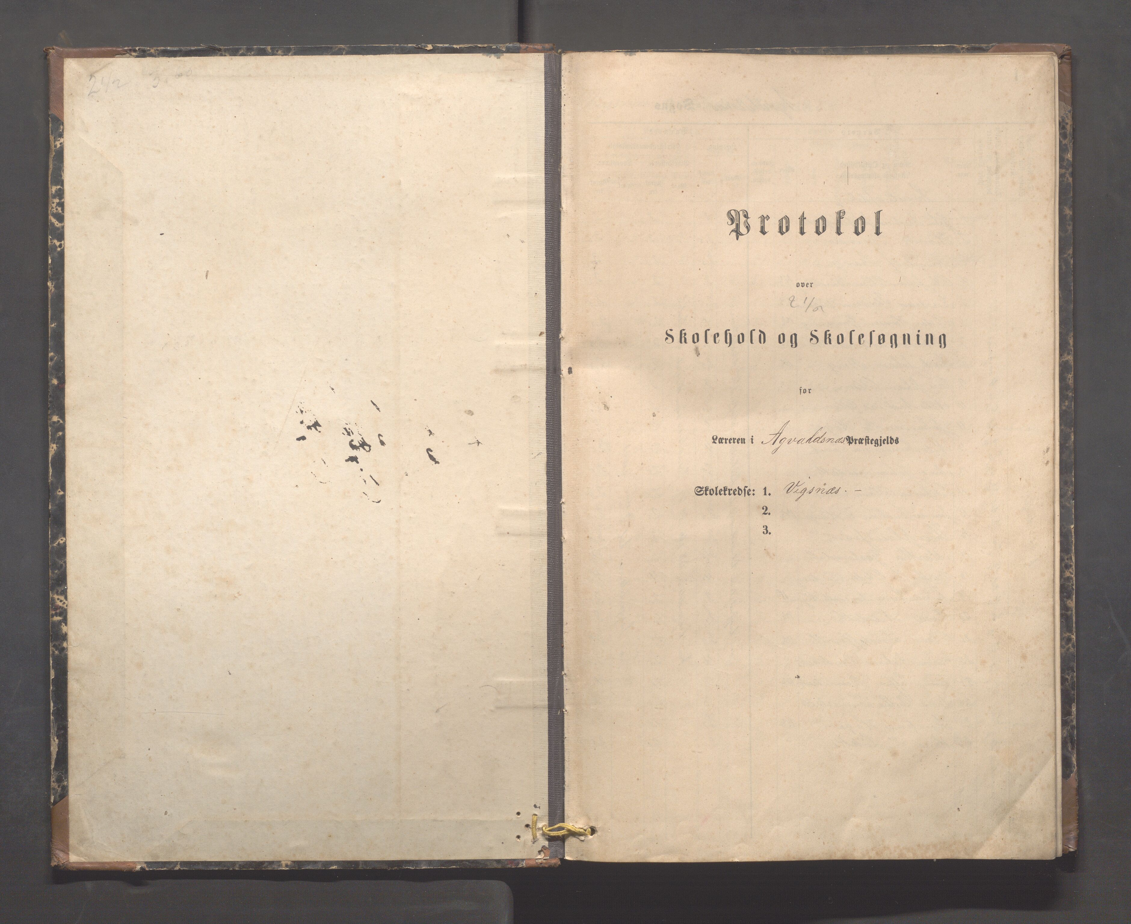 Avaldsnes kommune - Skeie skole, IKAR/A-847/H/L0003: Skoleprotokoll - Vigsnes, Vigsneshaugen og Kirkebygden skolekrets, 1884-1920