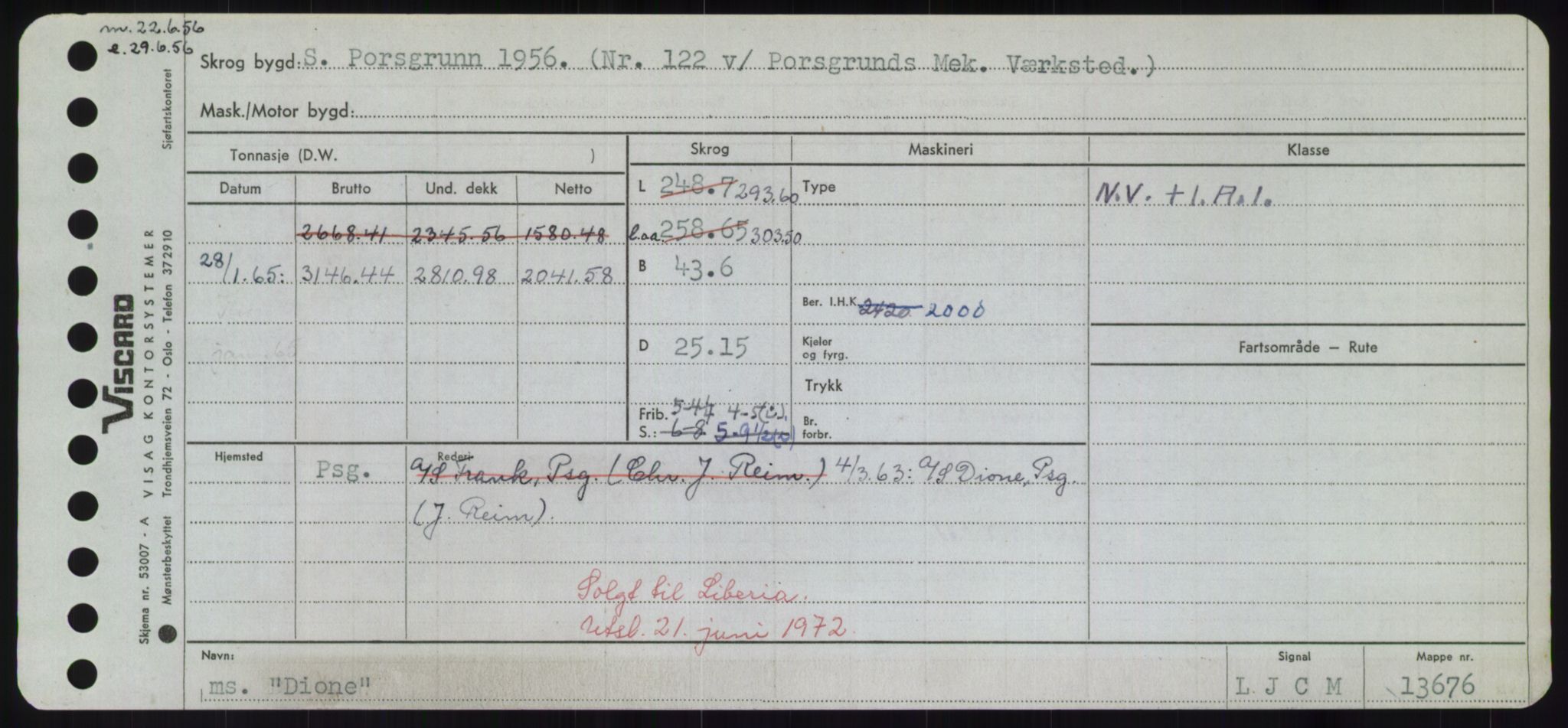 Sjøfartsdirektoratet med forløpere, Skipsmålingen, AV/RA-S-1627/H/Hd/L0008: Fartøy, C-D, s. 501