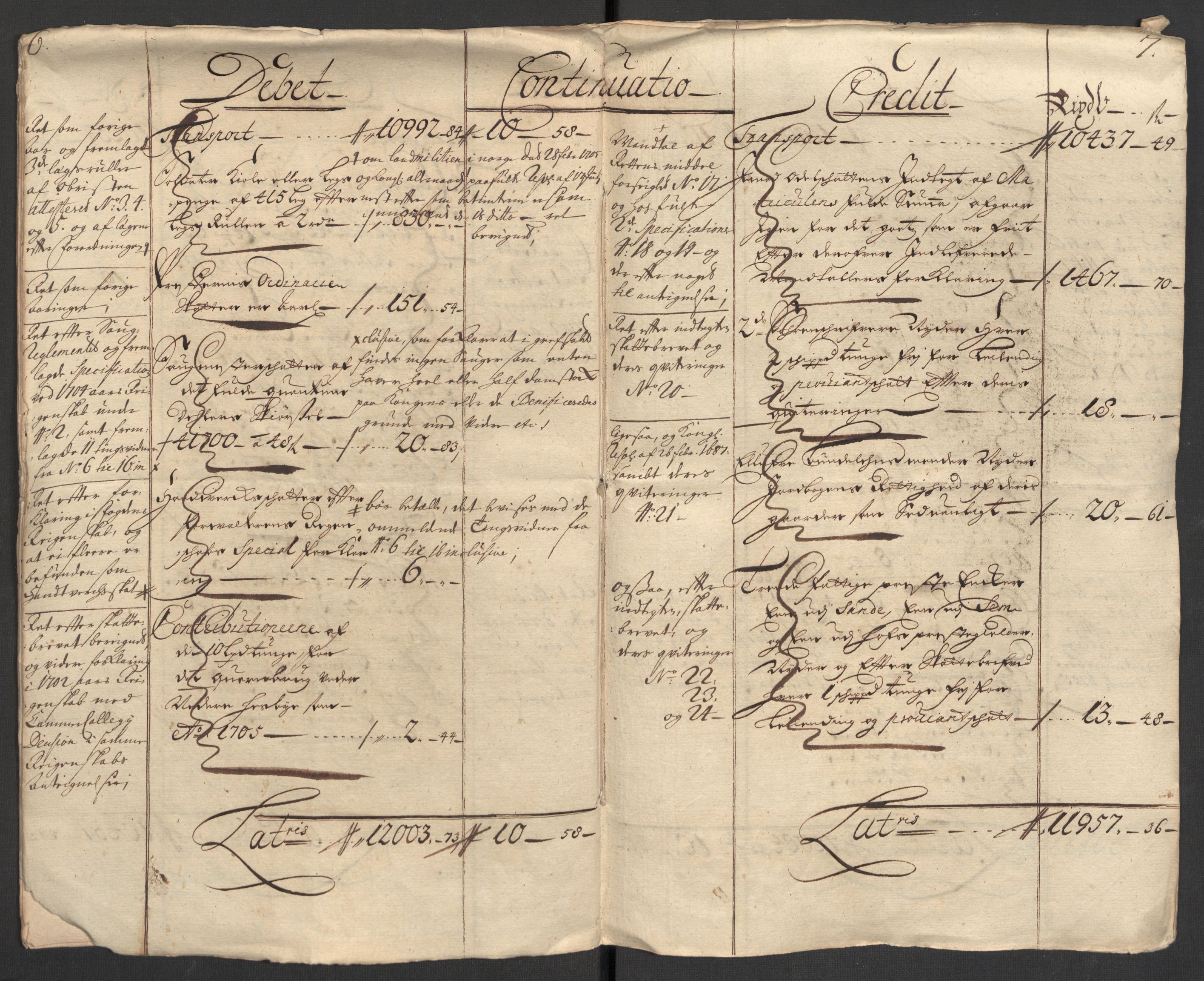 Rentekammeret inntil 1814, Reviderte regnskaper, Fogderegnskap, AV/RA-EA-4092/R32/L1872: Fogderegnskap Jarlsberg grevskap, 1706-1707, s. 14