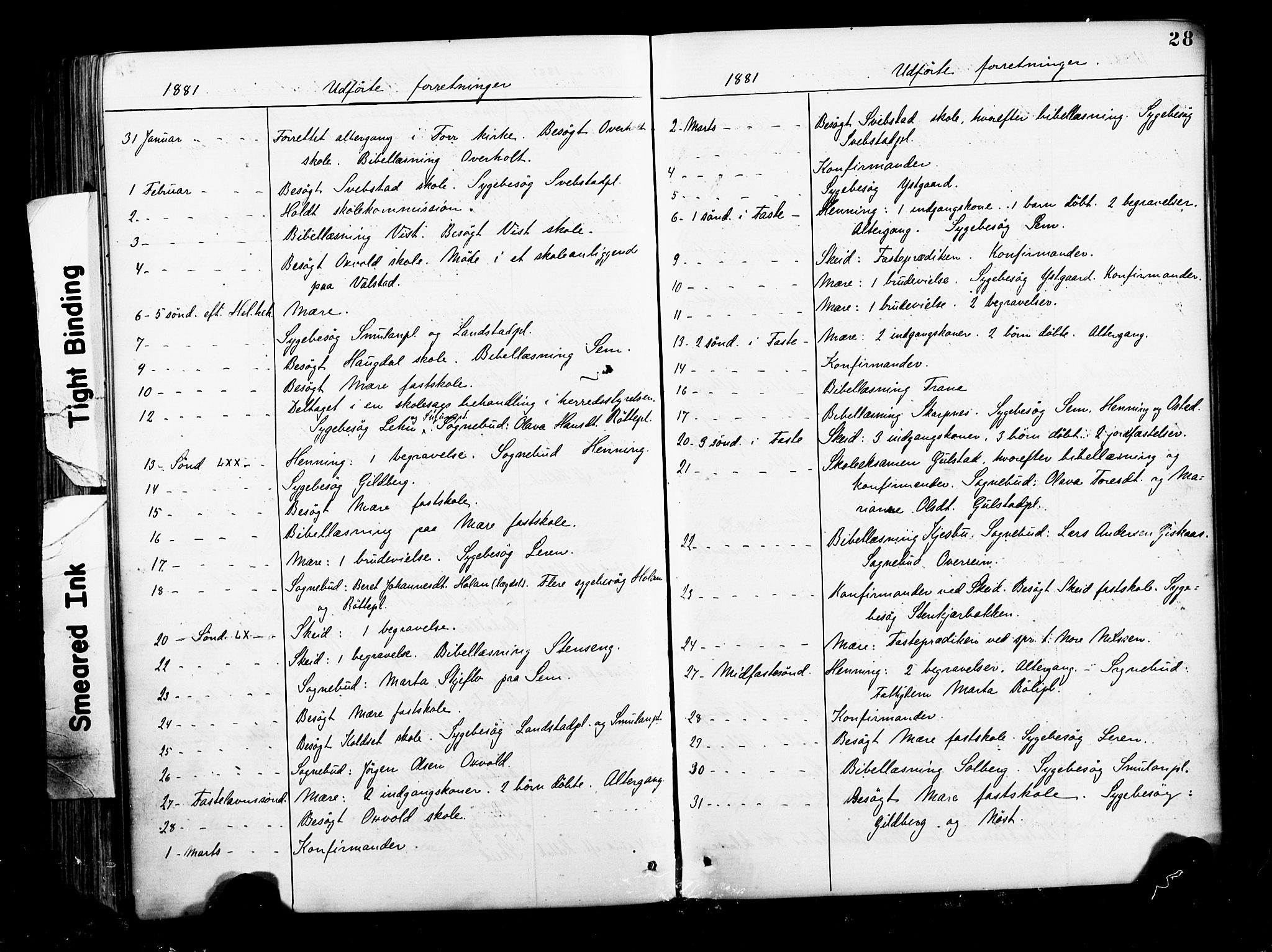 Ministerialprotokoller, klokkerbøker og fødselsregistre - Nord-Trøndelag, SAT/A-1458/735/L0348: Ministerialbok nr. 735A09 /1, 1873-1883, s. 28