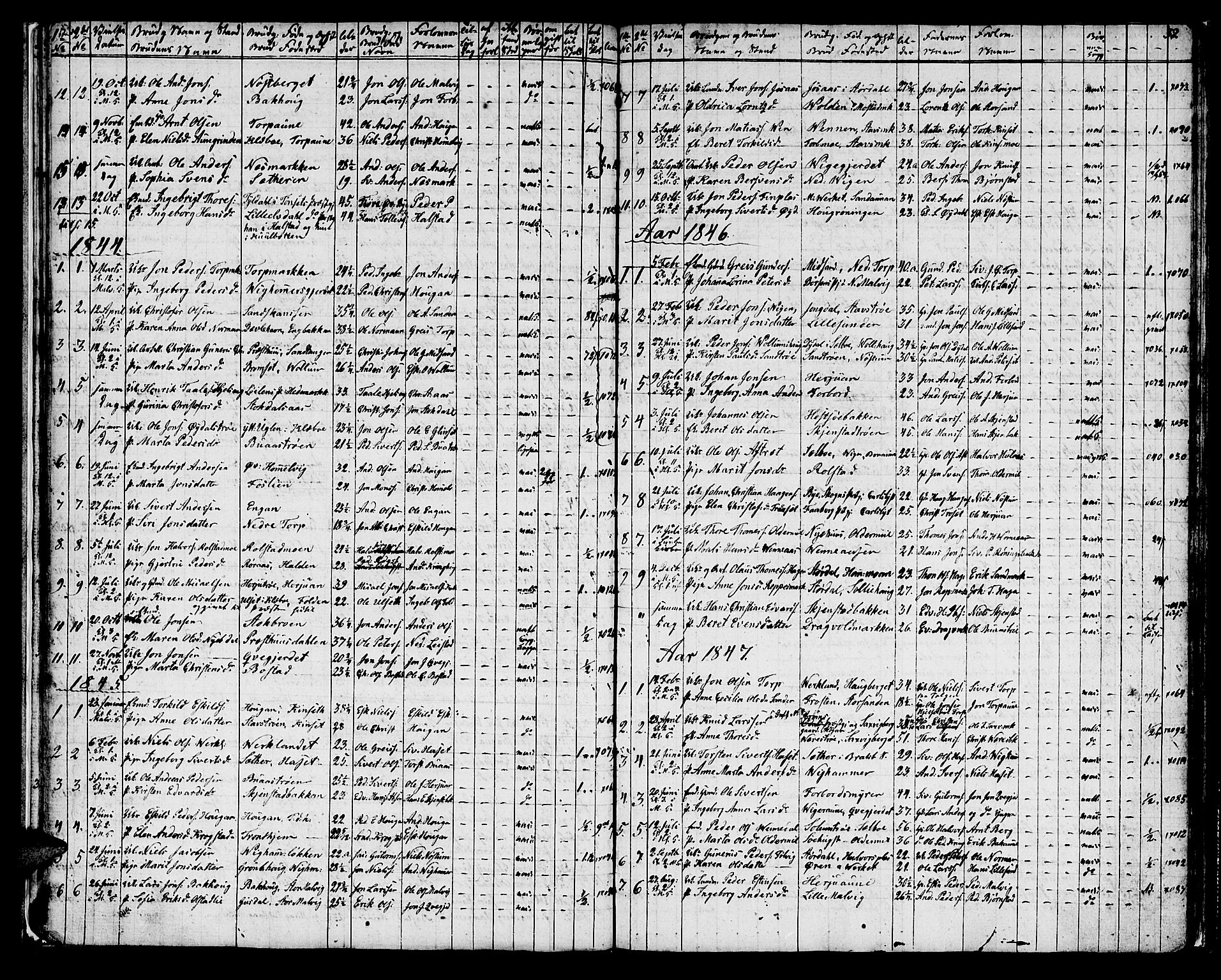 Ministerialprotokoller, klokkerbøker og fødselsregistre - Sør-Trøndelag, AV/SAT-A-1456/616/L0421: Klokkerbok nr. 616C04, 1834-1850, s. 32