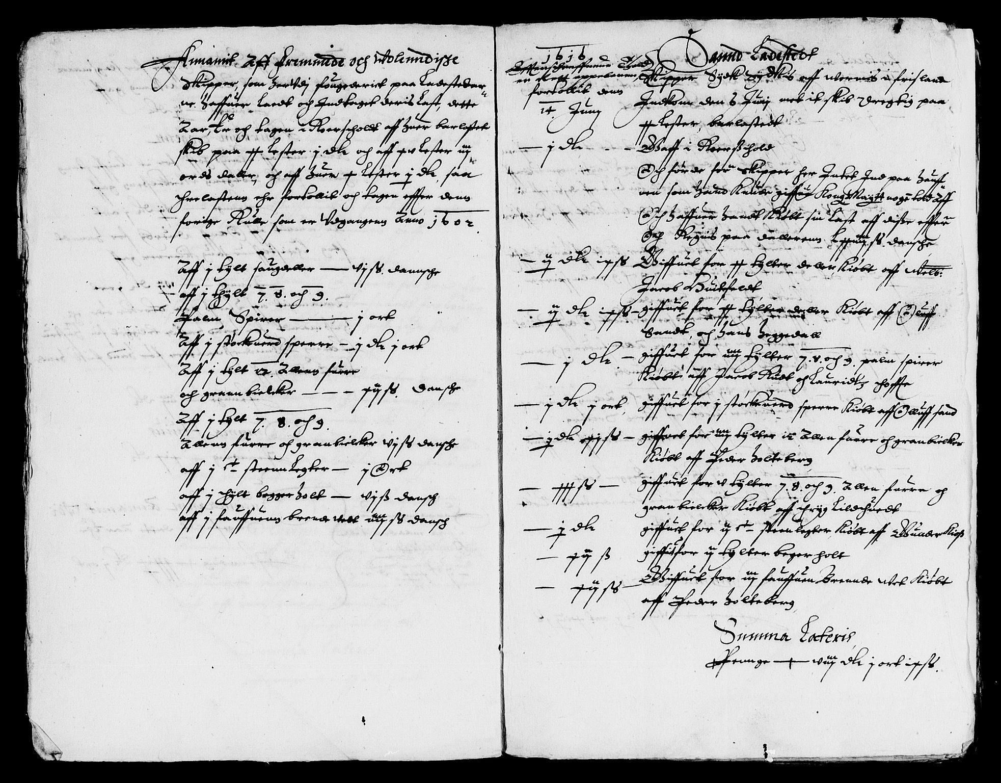 Rentekammeret inntil 1814, Reviderte regnskaper, Lensregnskaper, RA/EA-5023/R/Rb/Rba/L0039: Akershus len, 1616-1617
