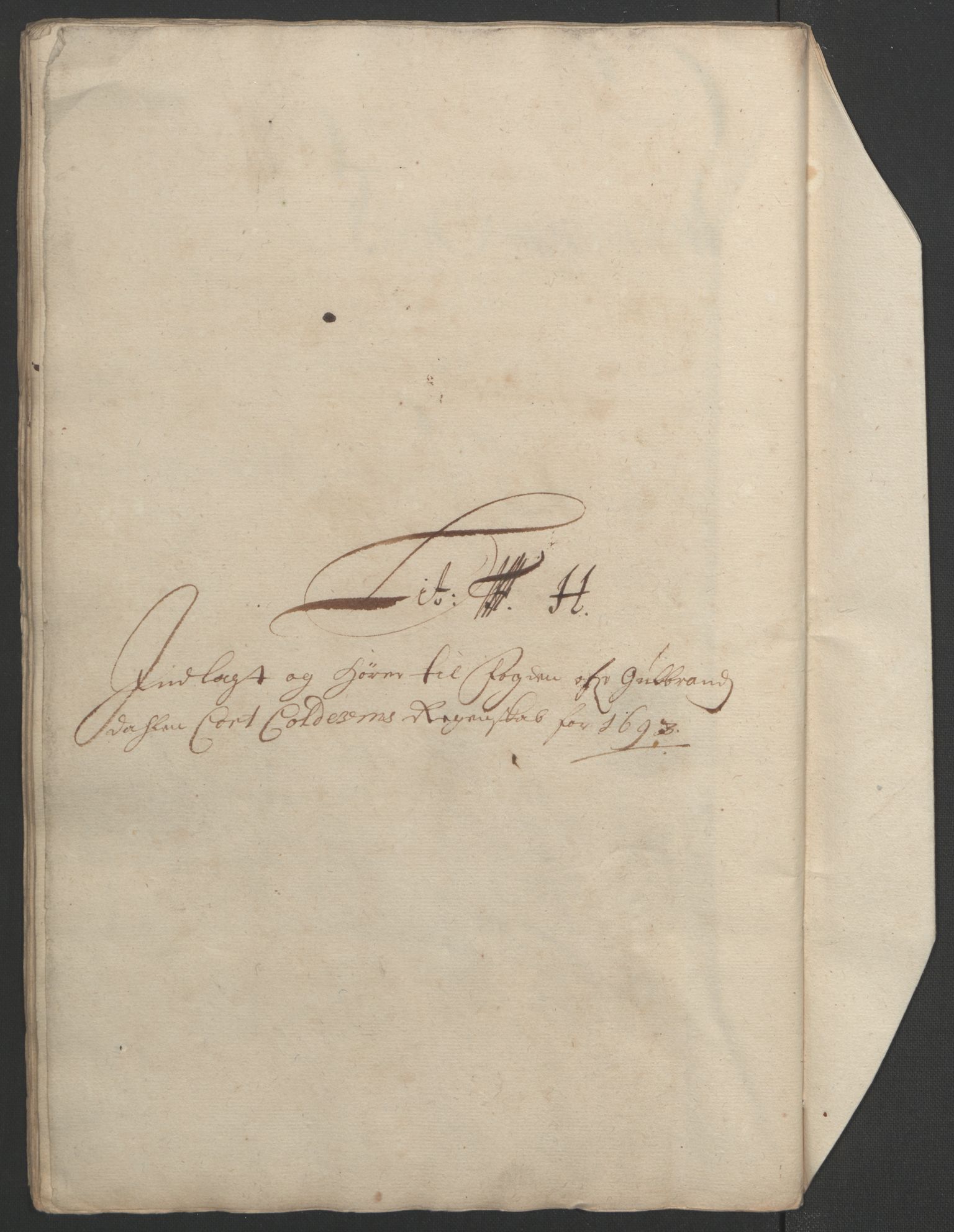 Rentekammeret inntil 1814, Reviderte regnskaper, Fogderegnskap, RA/EA-4092/R17/L1167: Fogderegnskap Gudbrandsdal, 1693, s. 313