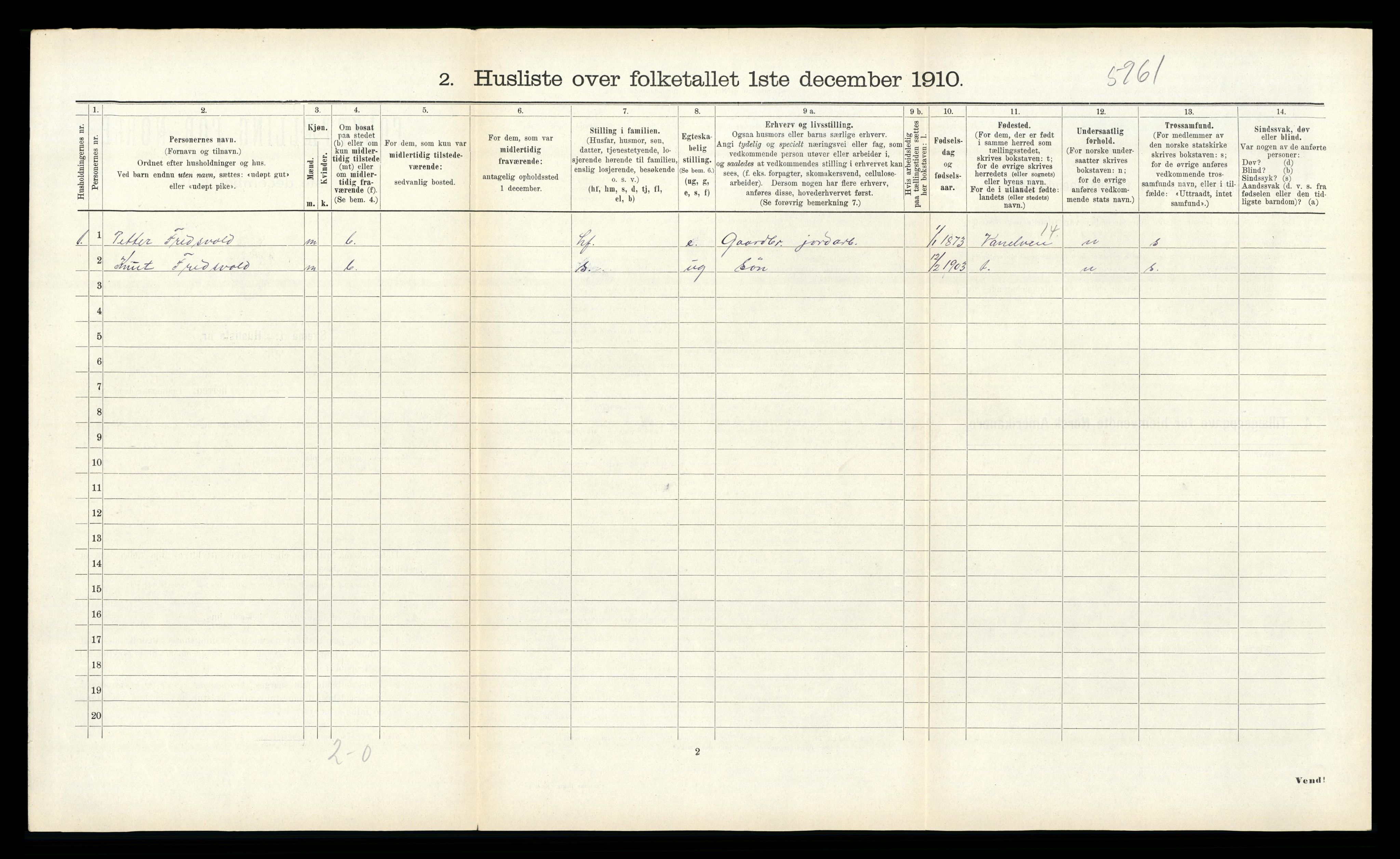 RA, Folketelling 1910 for 1544 Bolsøy herred, 1910, s. 358