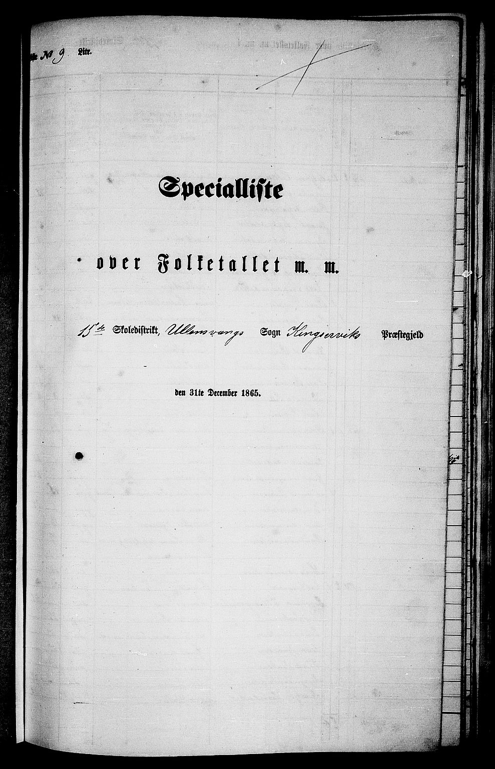 RA, Folketelling 1865 for 1230P Kinsarvik prestegjeld, 1865, s. 112