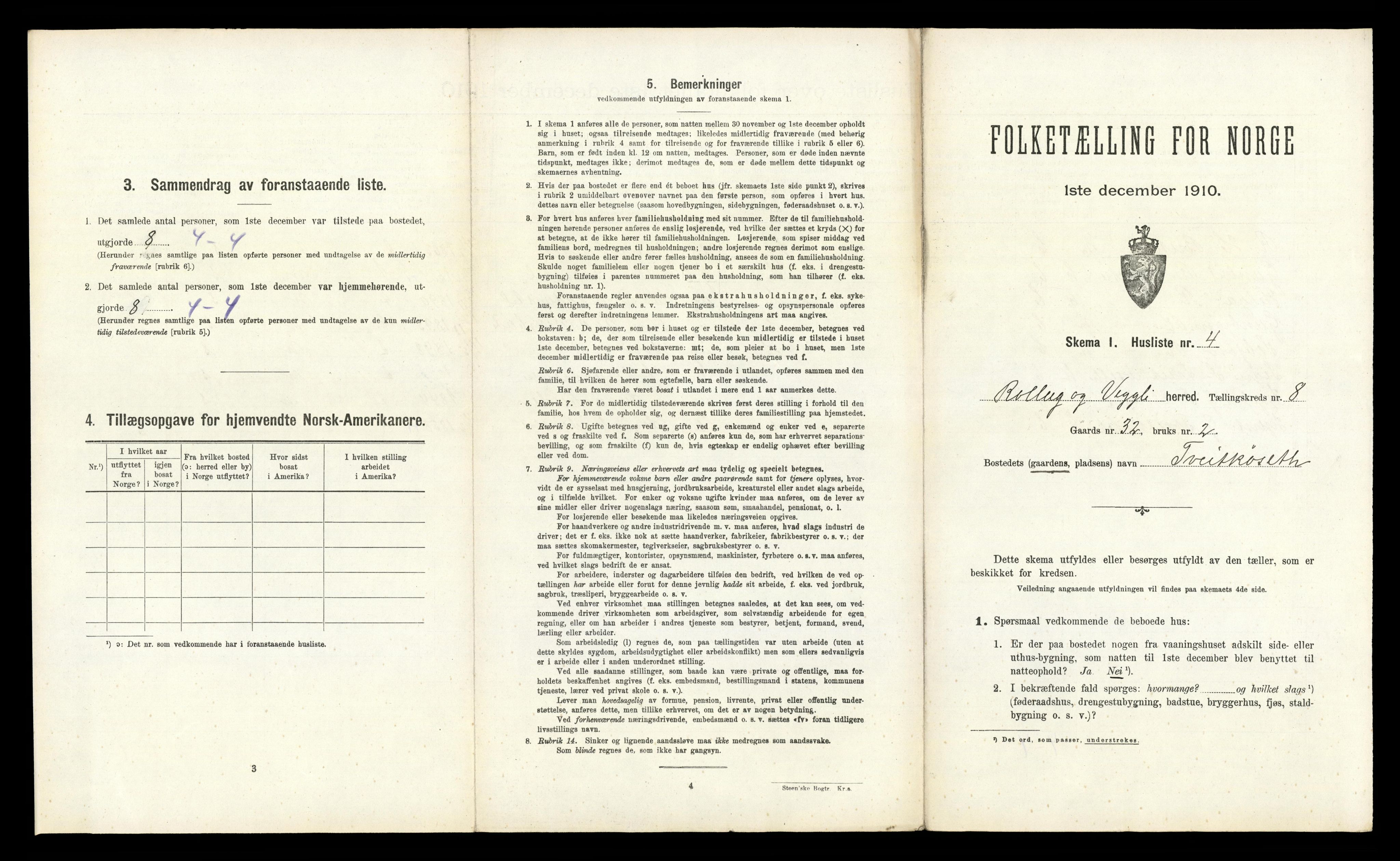 RA, Folketelling 1910 for 0632 Rollag herred, 1910, s. 483