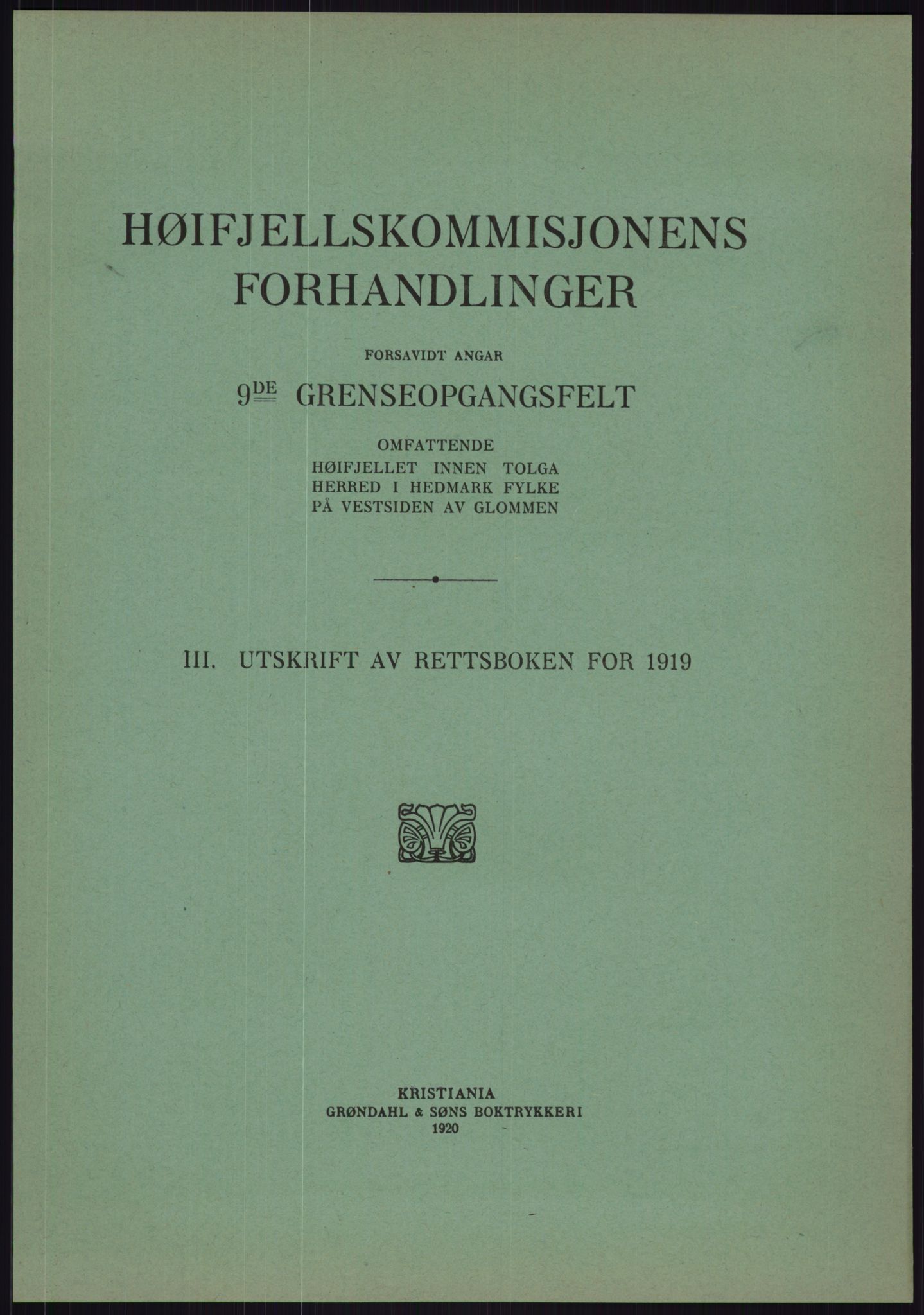 Høyfjellskommisjonen, RA/S-1546/X/Xa/L0001: Nr. 1-33, 1909-1953, s. 4291