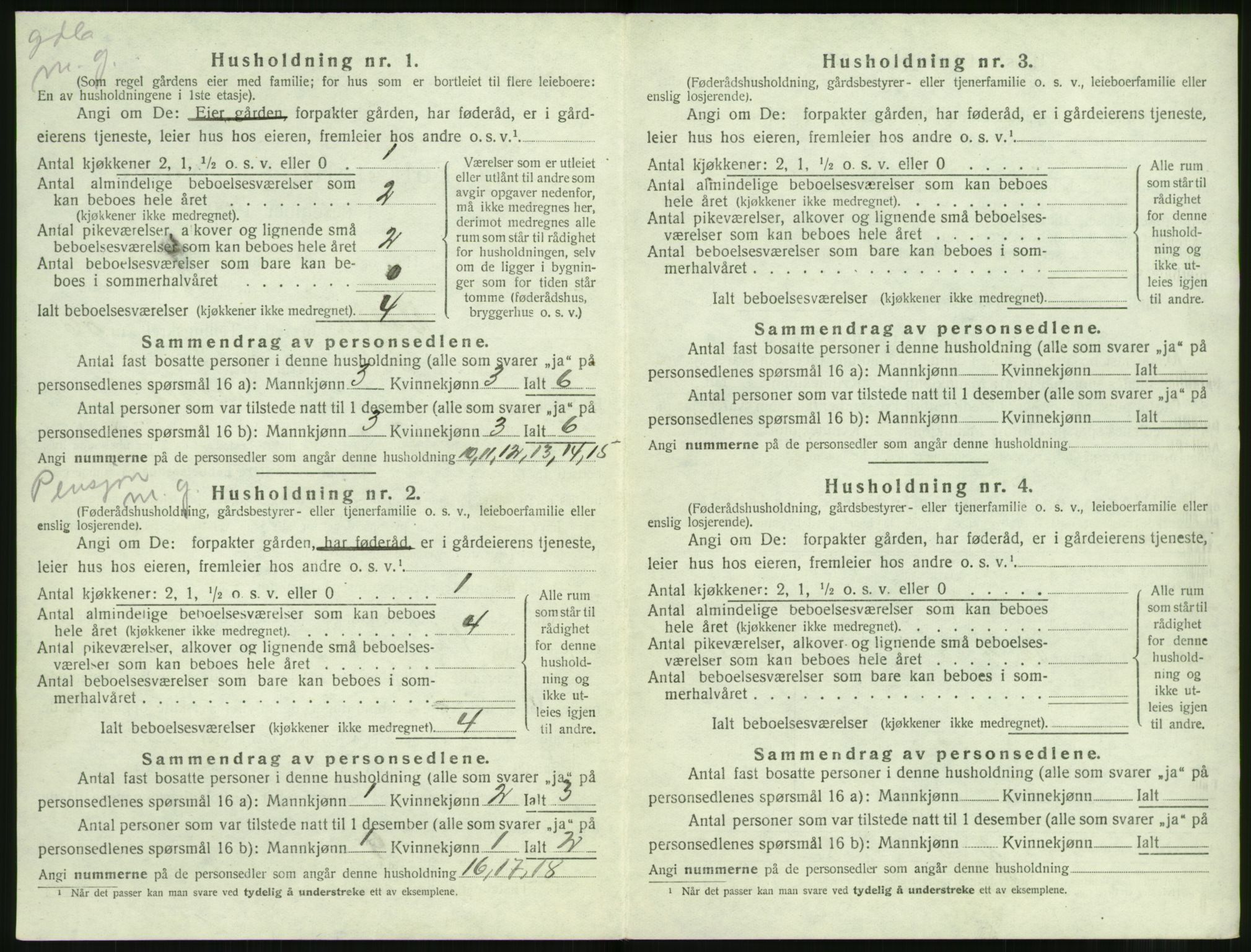 SAT, Folketelling 1920 for 1519 Volda herred, 1920, s. 1673