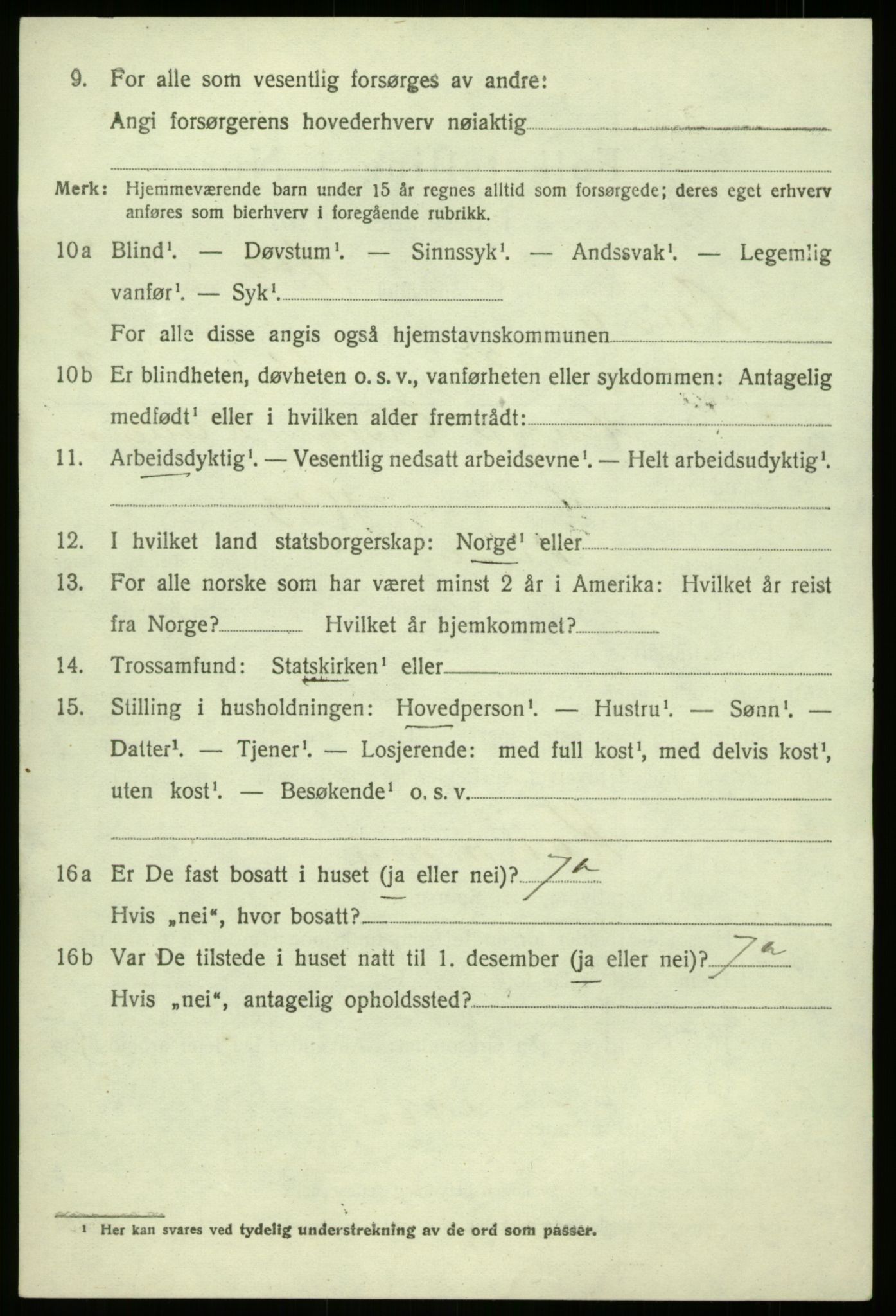SAB, Folketelling 1920 for 1426 Luster herred, 1920, s. 6411