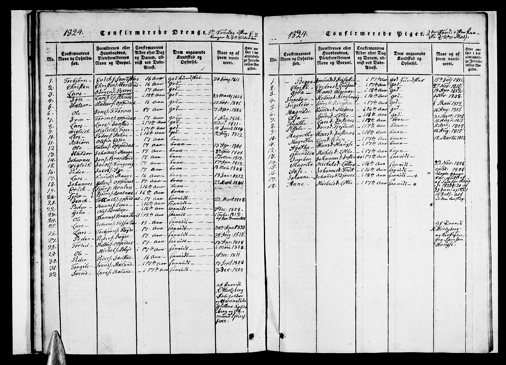Ullensvang sokneprestembete, AV/SAB-A-78701/H/Haa: Ministerialbok nr. A 9, 1819-1826