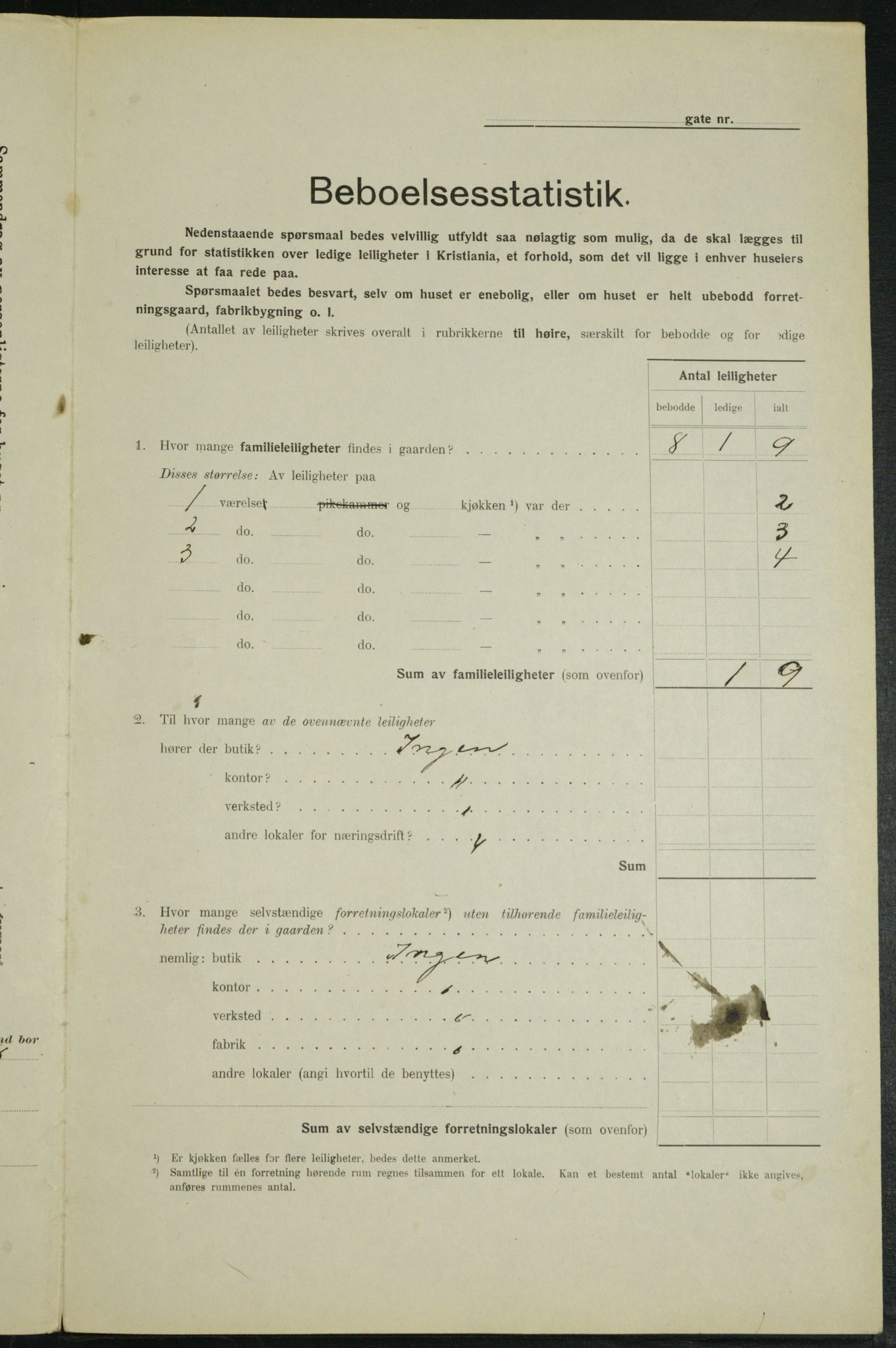 OBA, Kommunal folketelling 1.2.1914 for Kristiania, 1914, s. 26992