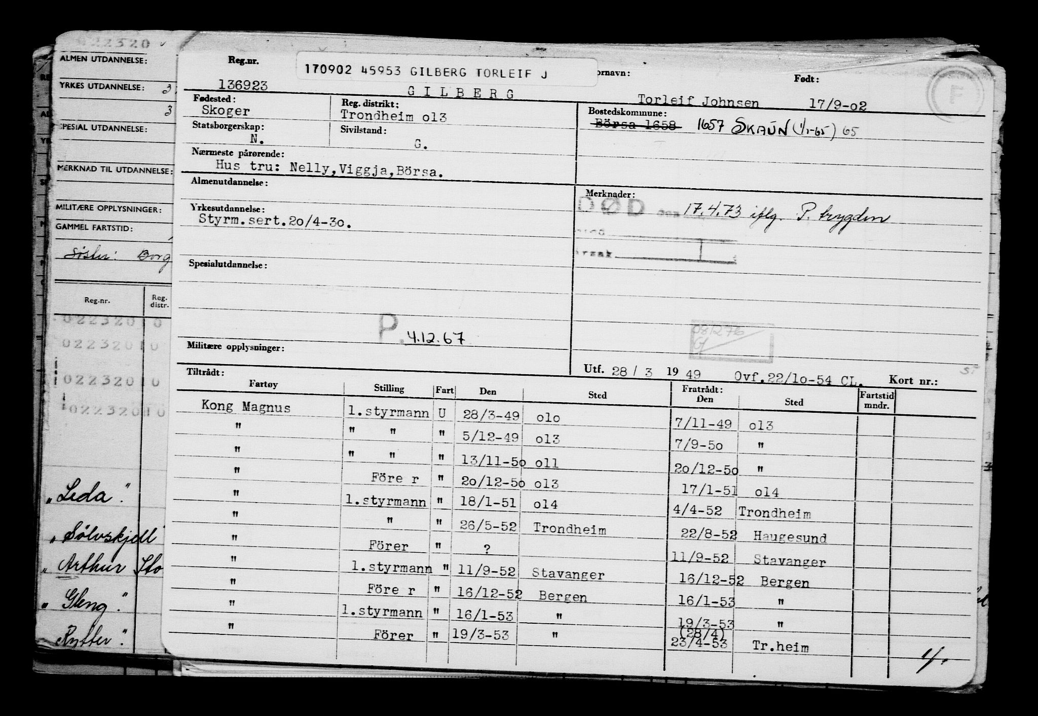 Direktoratet for sjømenn, AV/RA-S-3545/G/Gb/L0046: Hovedkort, 1902, s. 149