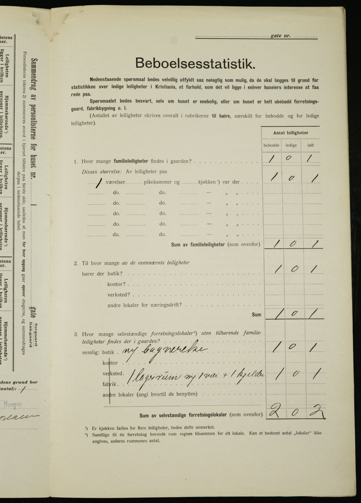 OBA, Kommunal folketelling 1.2.1912 for Kristiania, 1912, s. 20937