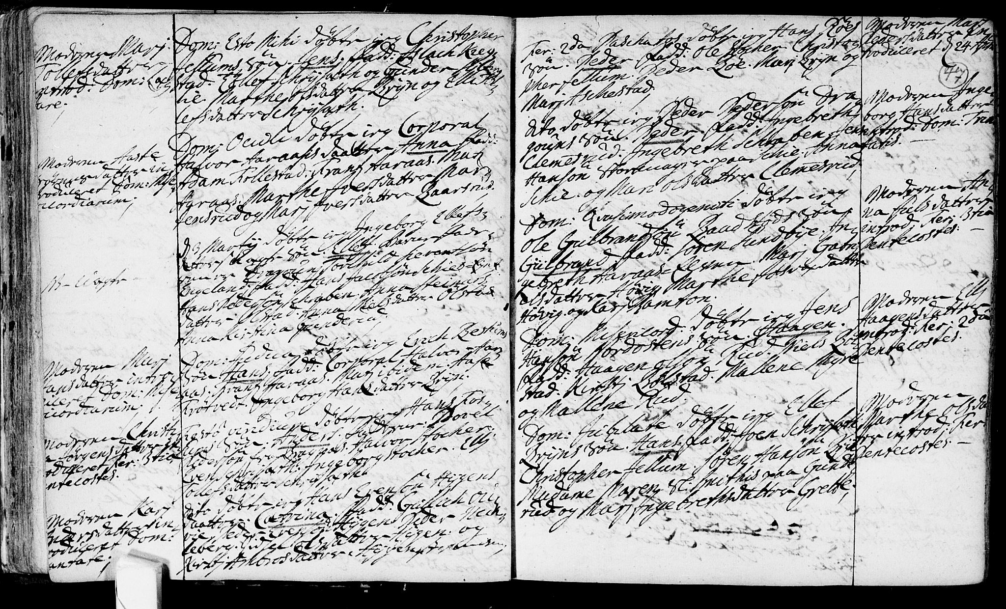 Røyken kirkebøker, SAKO/A-241/F/Fa/L0002: Ministerialbok nr. 2, 1731-1782, s. 47