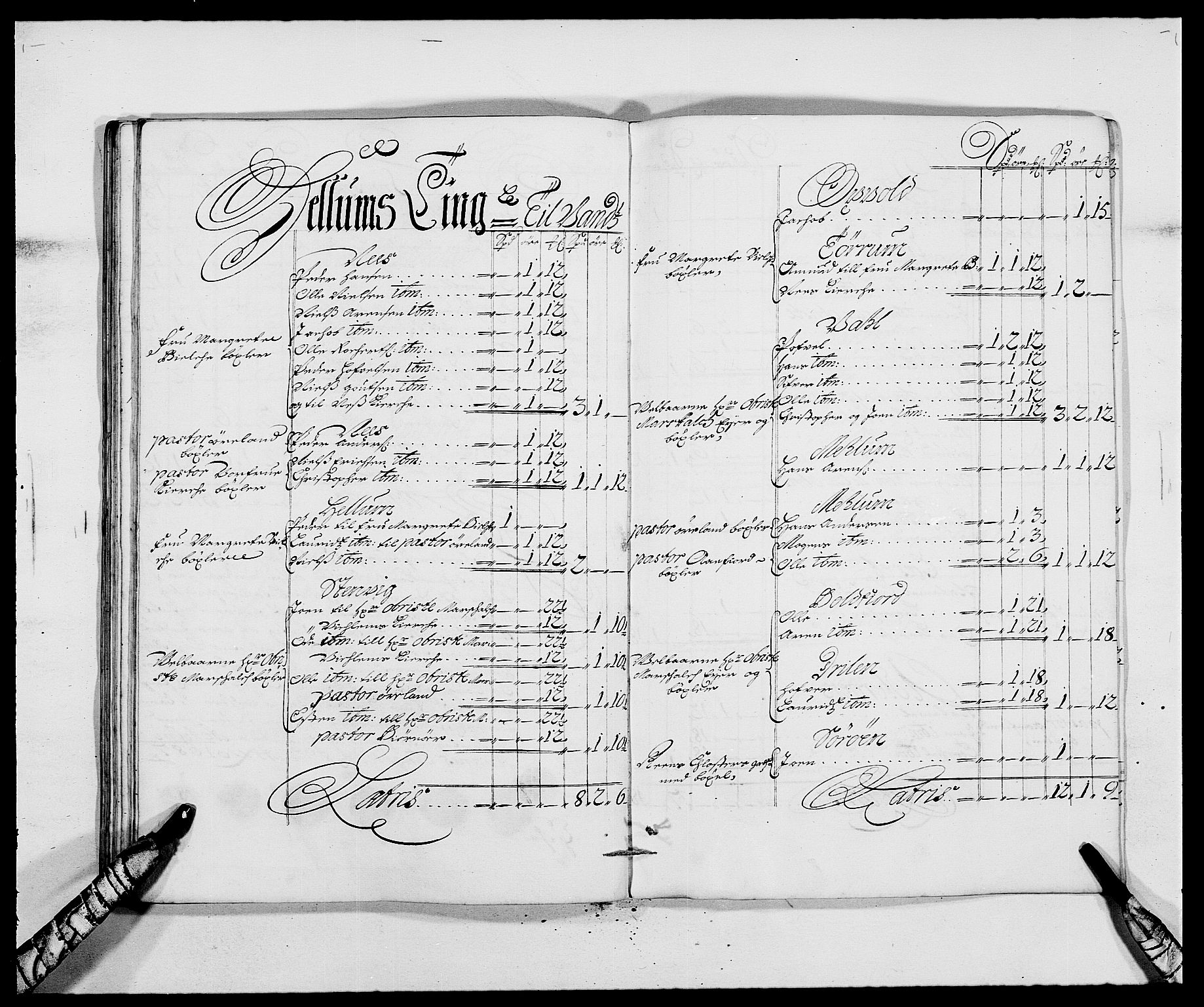 Rentekammeret inntil 1814, Reviderte regnskaper, Fogderegnskap, RA/EA-4092/R57/L3845: Fogderegnskap Fosen, 1687, s. 189