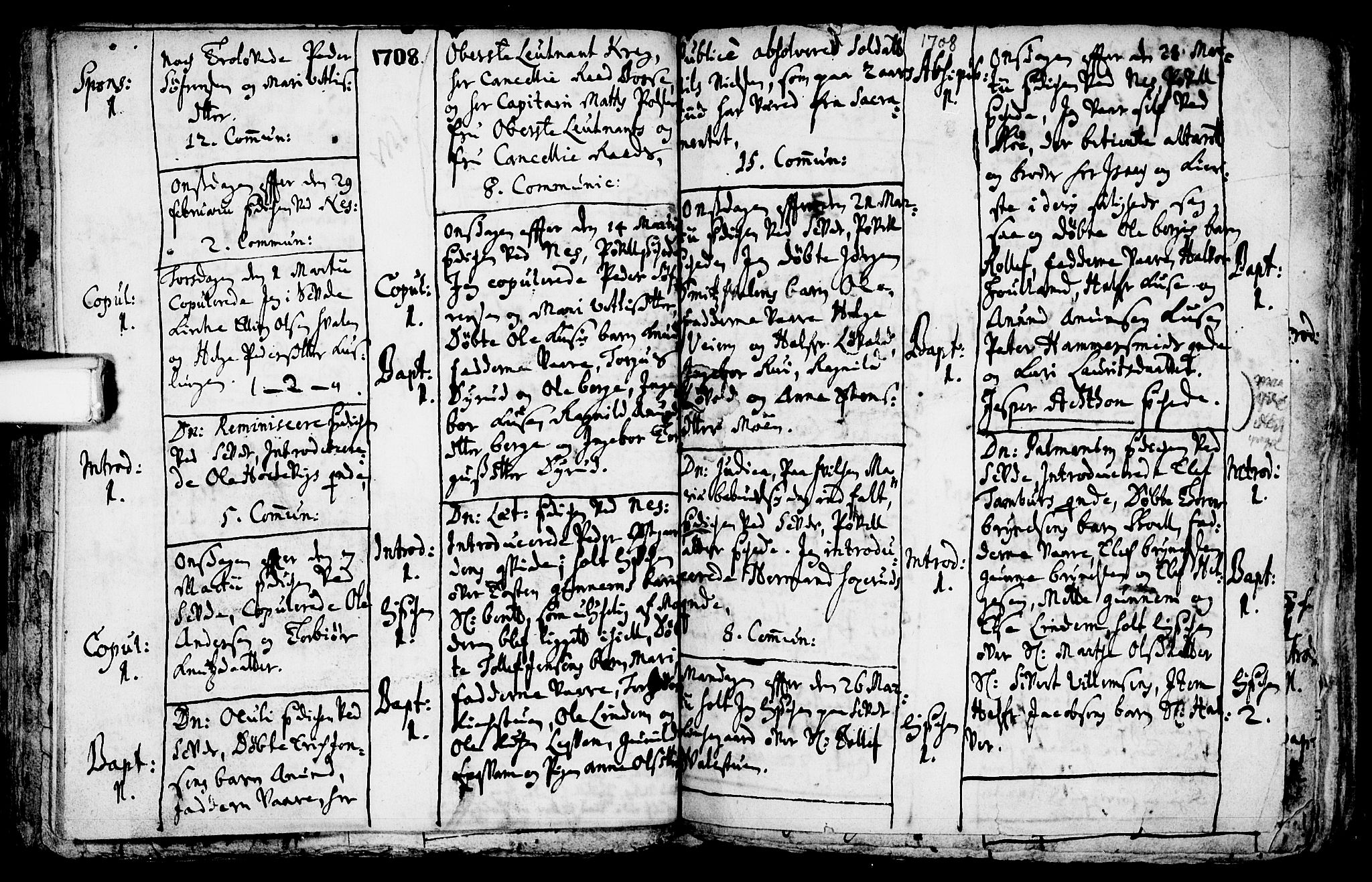 Sauherad kirkebøker, SAKO/A-298/F/Fa/L0002: Ministerialbok nr. I 2, 1681-1720