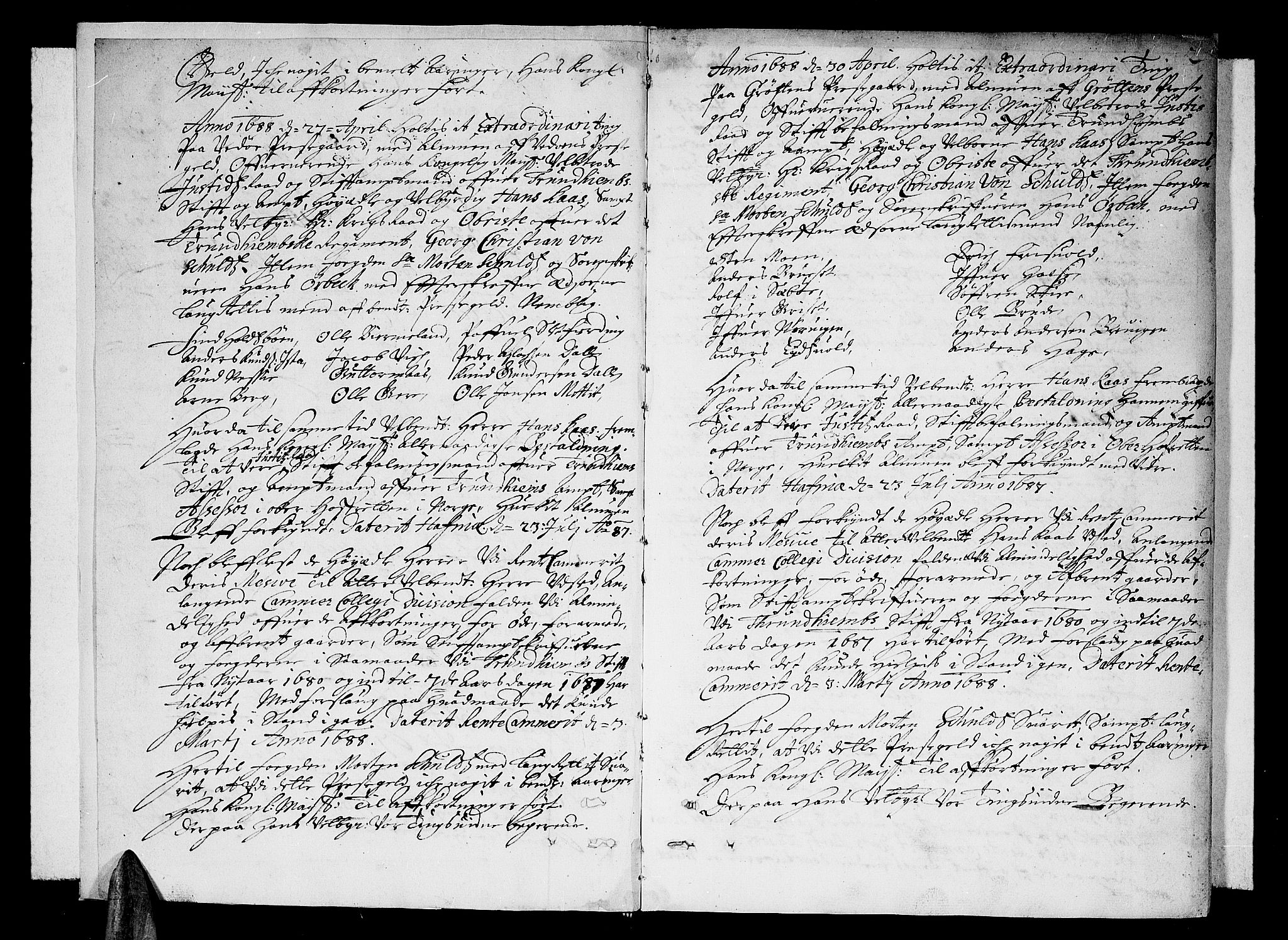 Romsdal sorenskriveri, SAT/A-4149/1/1/1A/L0001: Tingbok, 1688-1690, s. 1b-2a