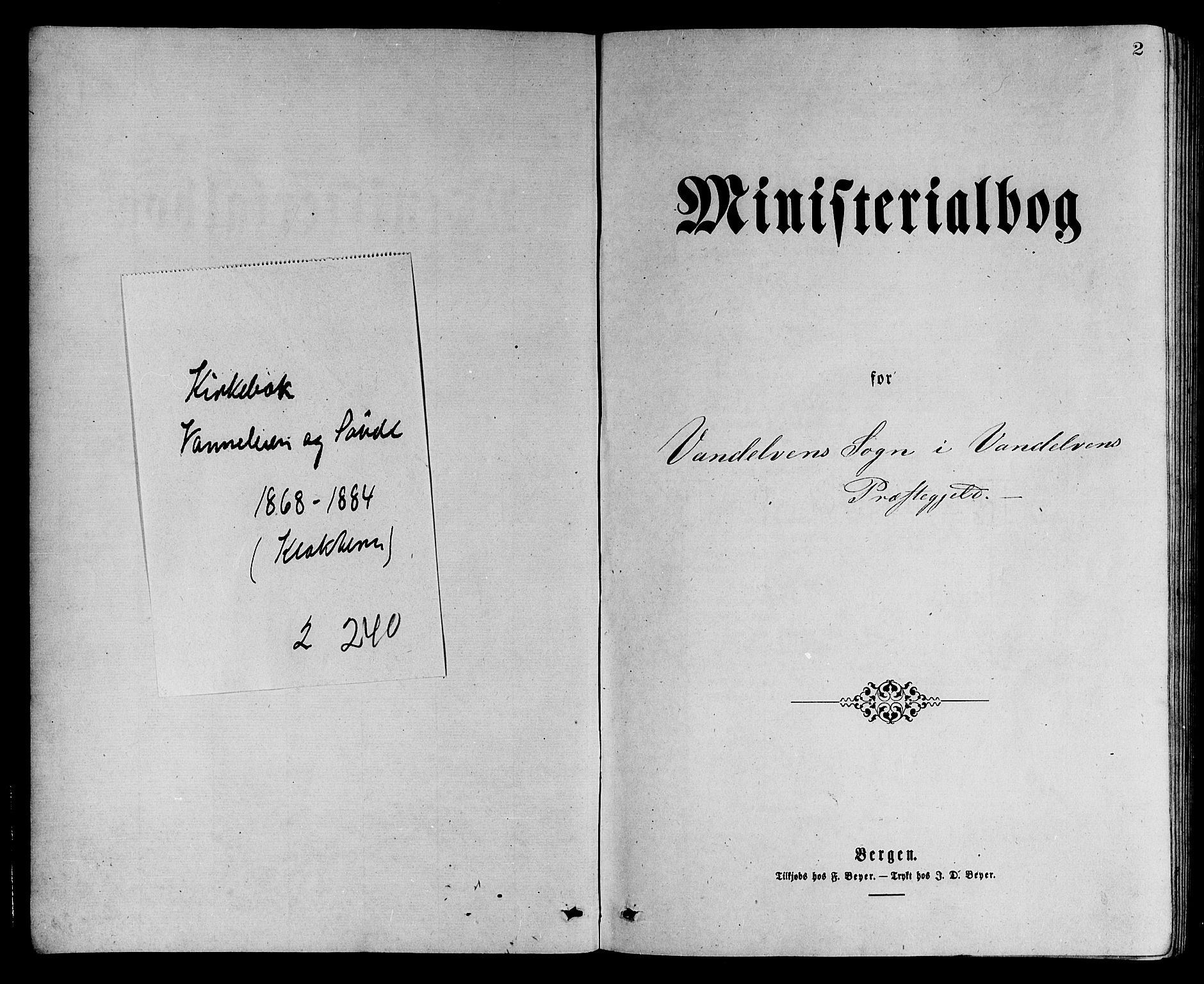 Ministerialprotokoller, klokkerbøker og fødselsregistre - Møre og Romsdal, SAT/A-1454/501/L0016: Klokkerbok nr. 501C02, 1868-1884, s. 2
