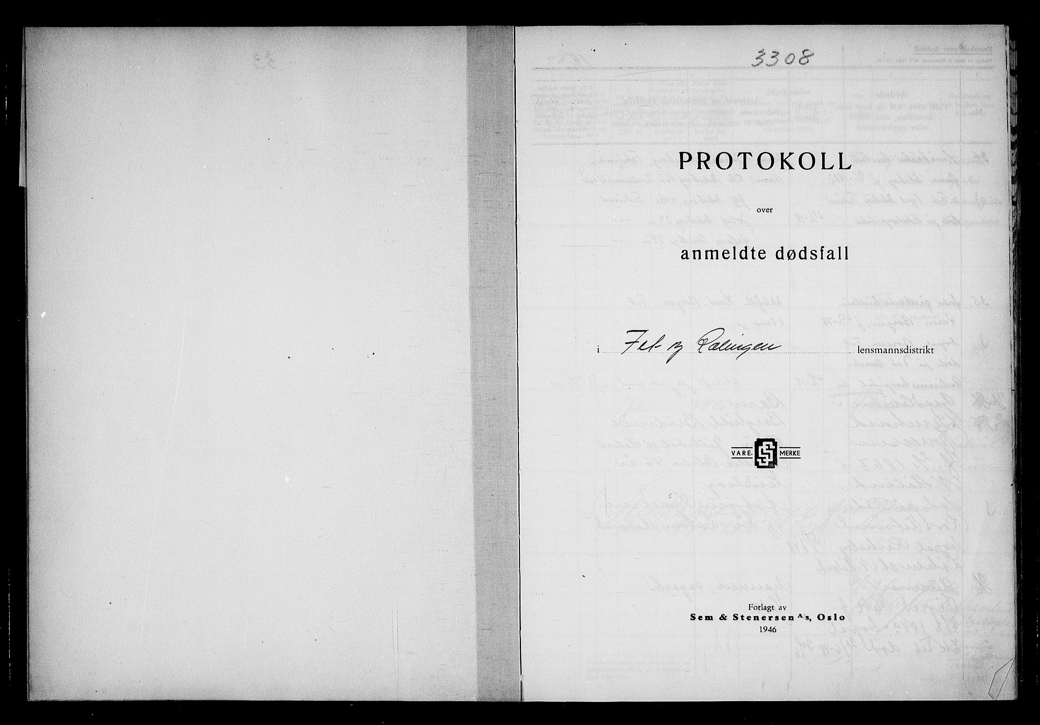 Fet og Rælingen lensmannskontor, SAO/A-10769/H/Ha/L0006: Dødsfallsprotokoll, 1948-1956