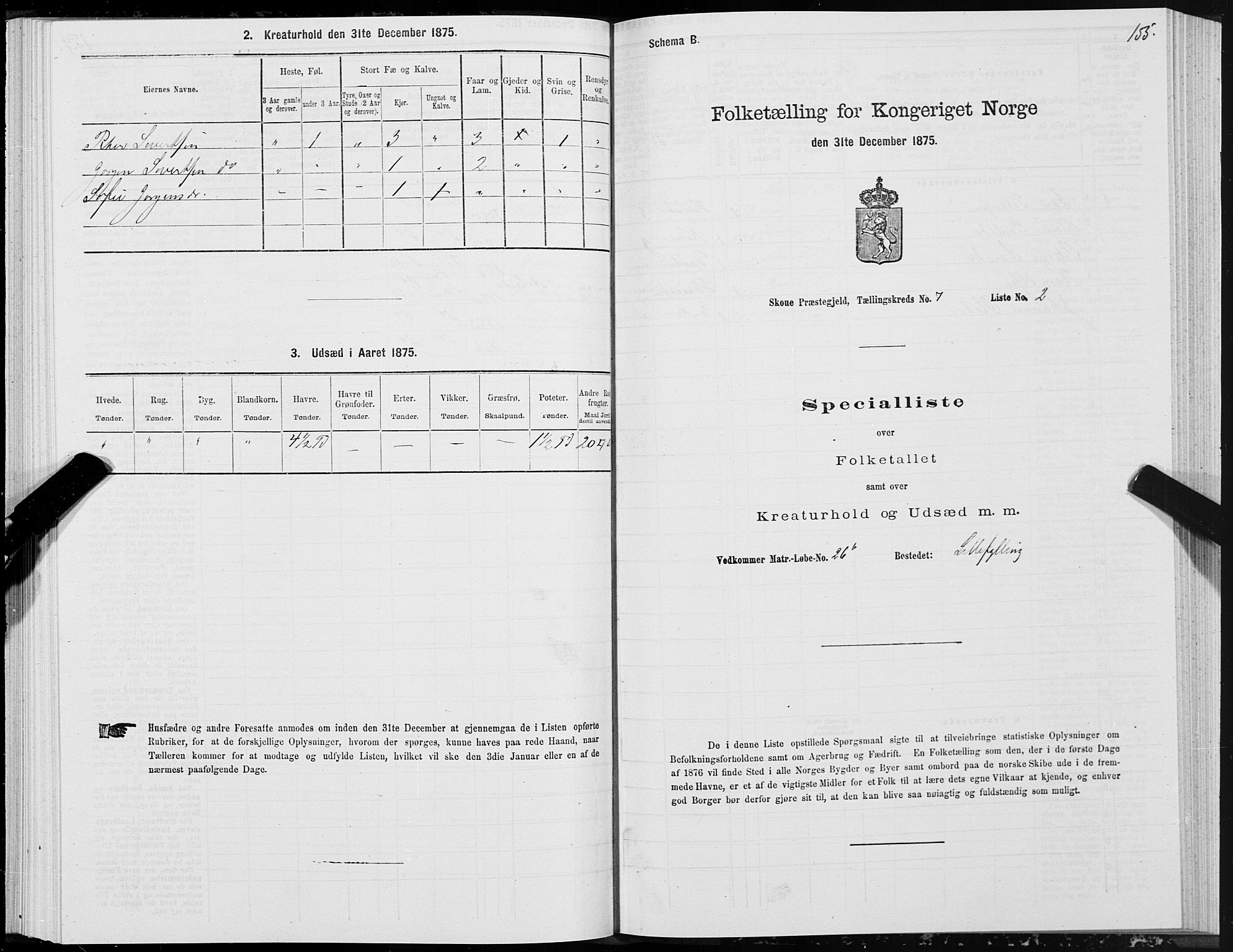 SAT, Folketelling 1875 for 1529P Skodje prestegjeld, 1875, s. 2155