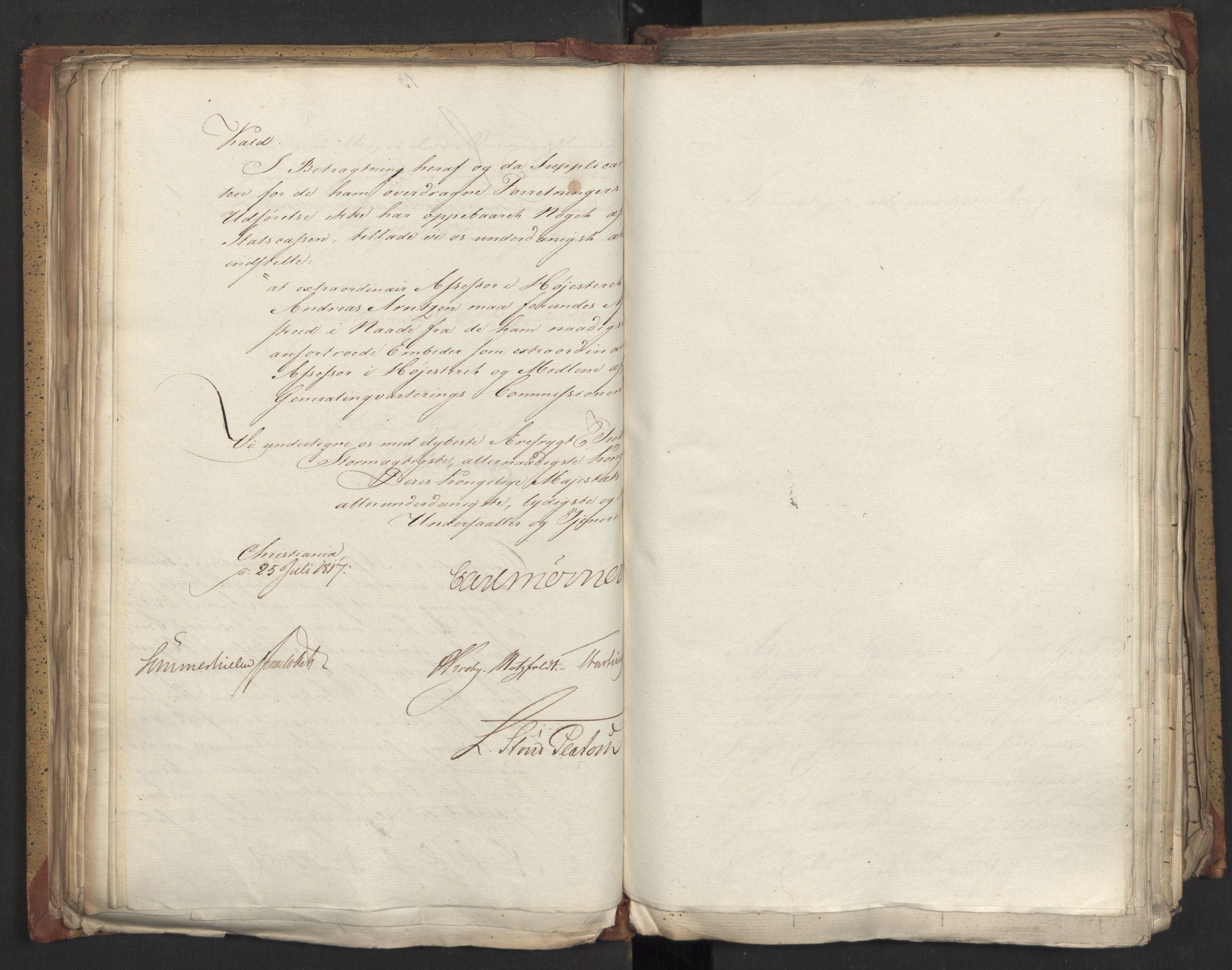 Statsrådsavdelingen i Stockholm, AV/RA-S-1003/D/Da/L0010: Regjeringsinnstillinger nr. 2219-2392, 1817, s. 131